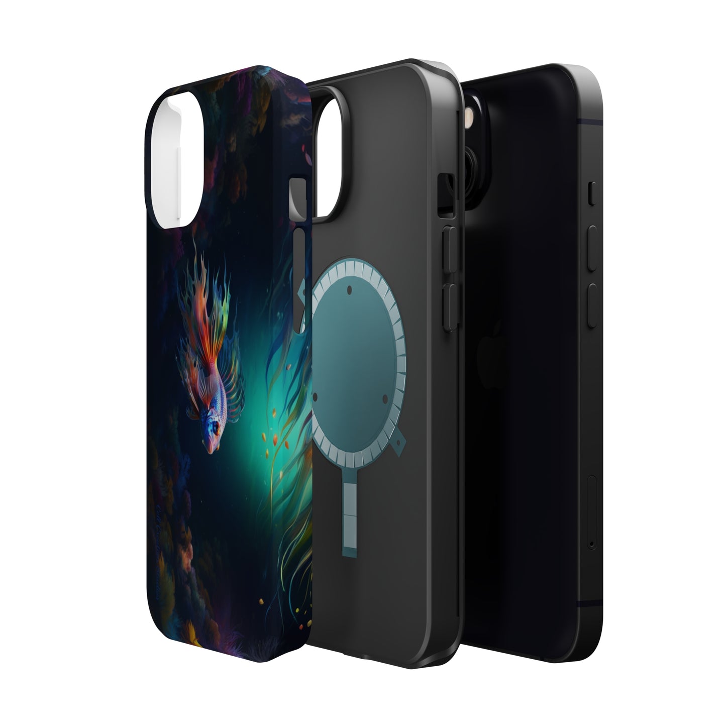 Introducing the "Aquatic Serenity" Cell Phone Case – Dive into Tranquil Waters! -MagSafe Tough Cases