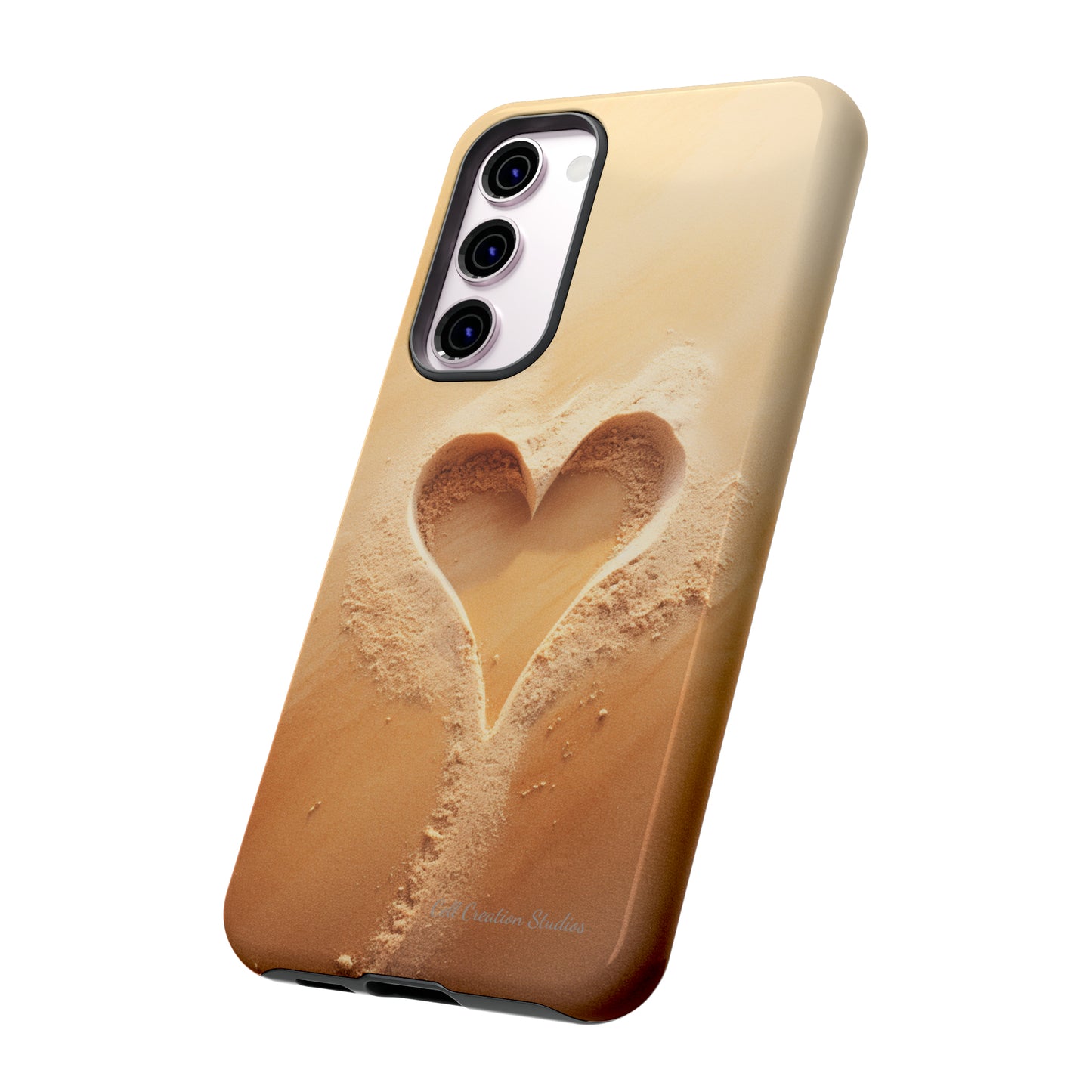 "Eternal Love: Sand Heart" Cell Phone Case -Tough Cases