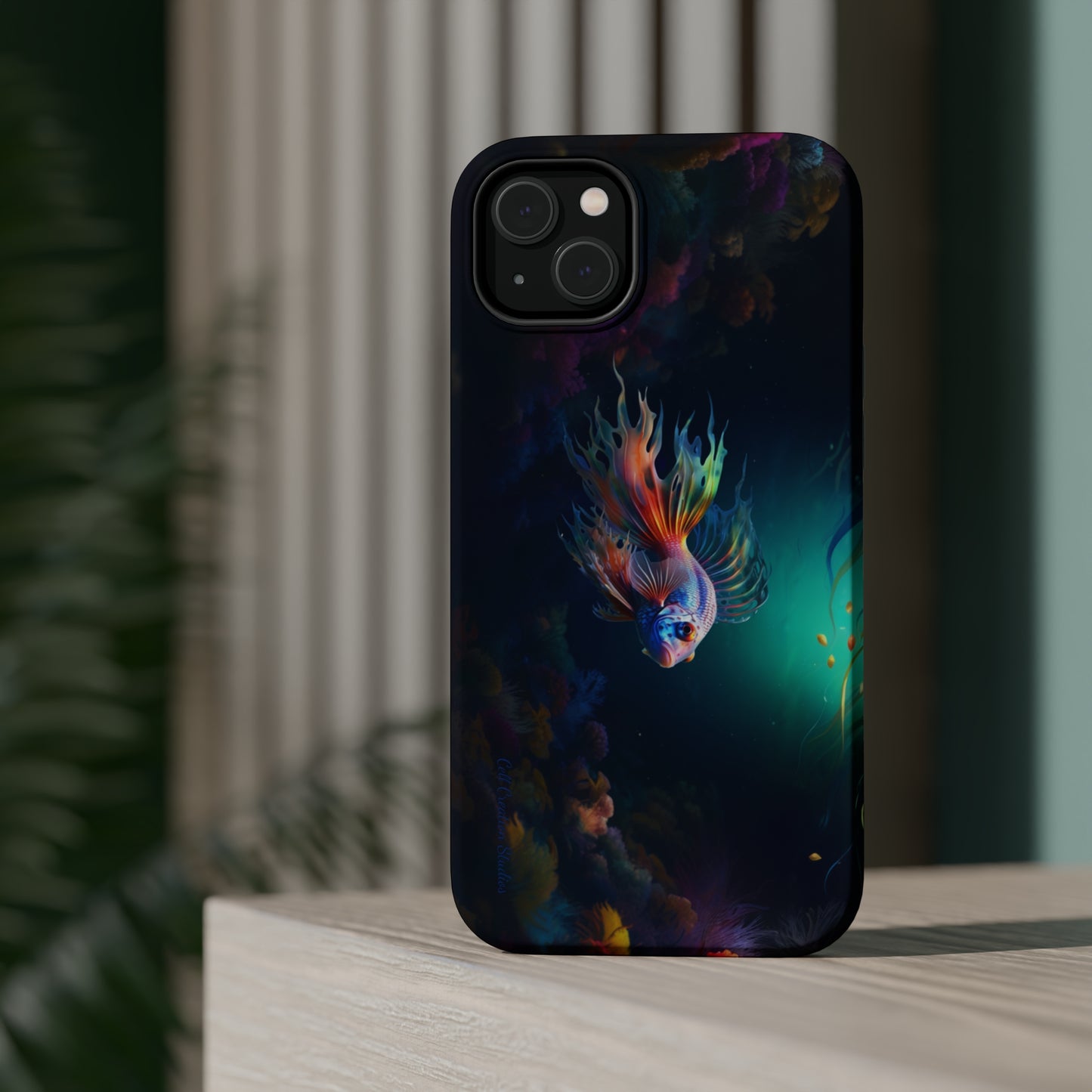 Introducing the "Aquatic Serenity" Cell Phone Case – Dive into Tranquil Waters! -MagSafe Tough Cases