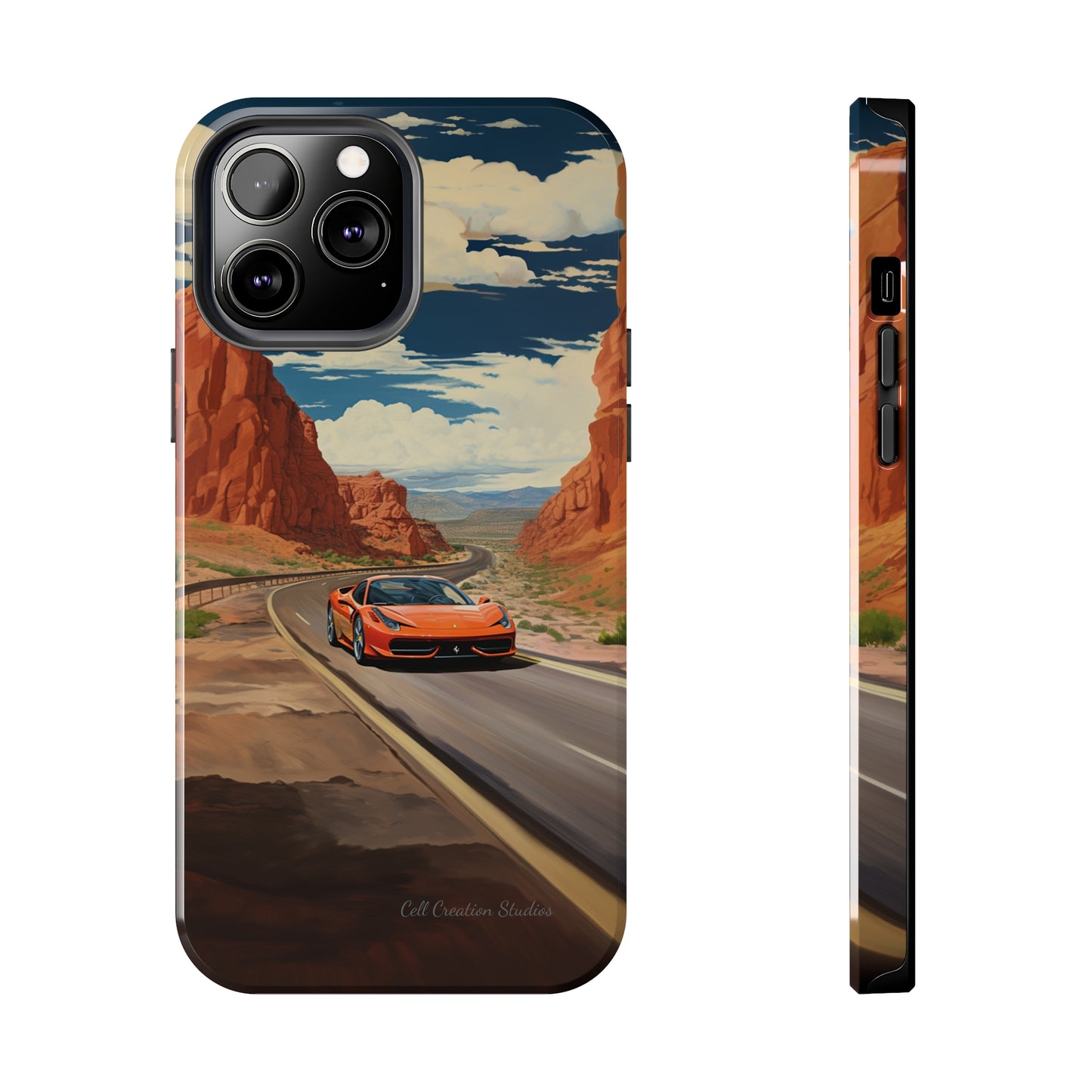 "Desert Racer Ferrari Edition" -Tough iPhone Cases