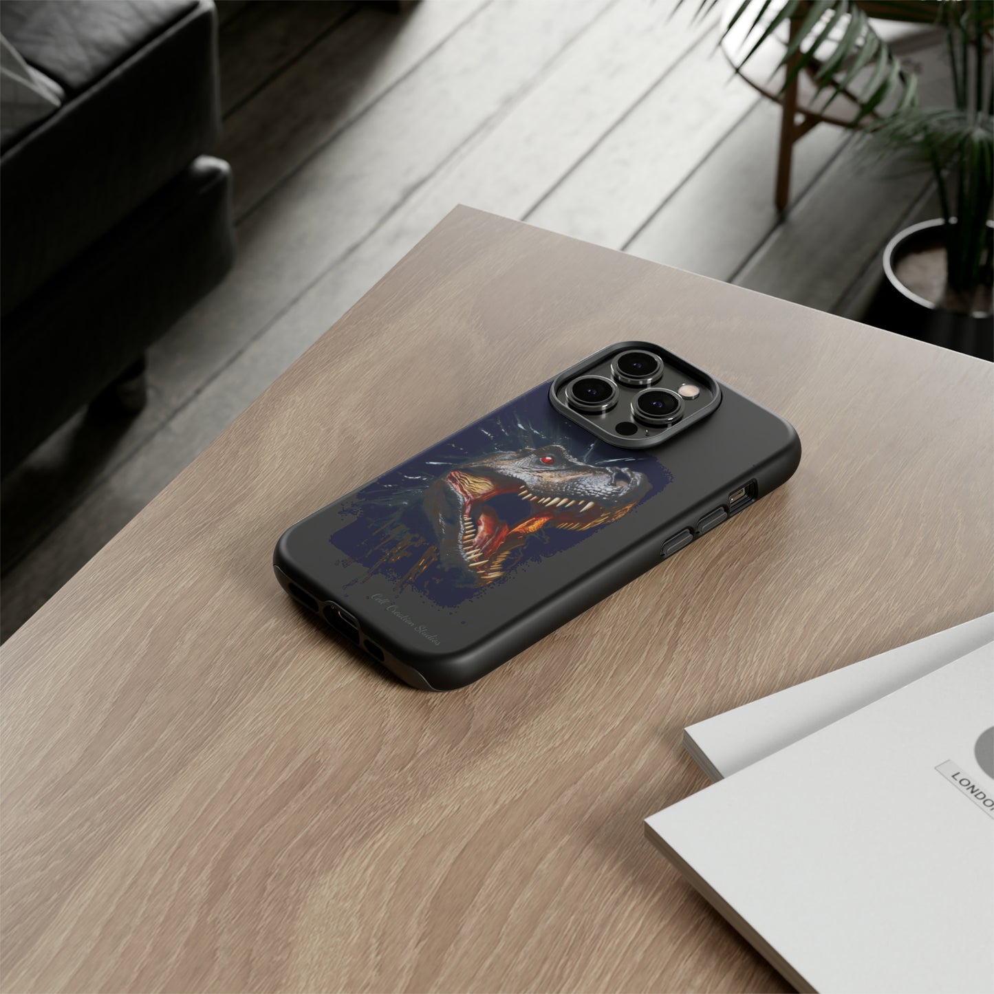 "Jurassic Impact" T-Rex Phone Case -Tough Cases