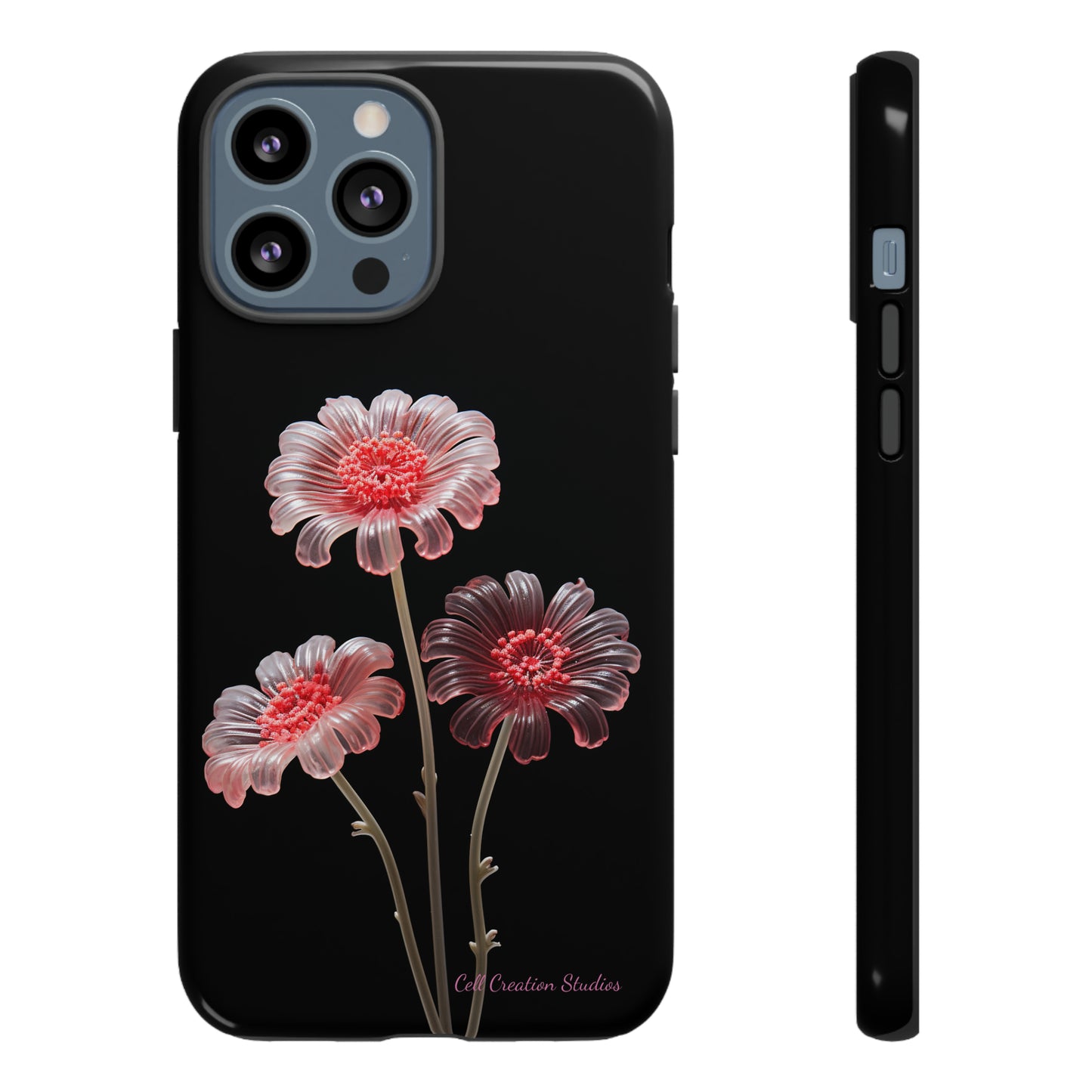 The "Desert Rose Glass Blossom" Phone Case -Tough Cases