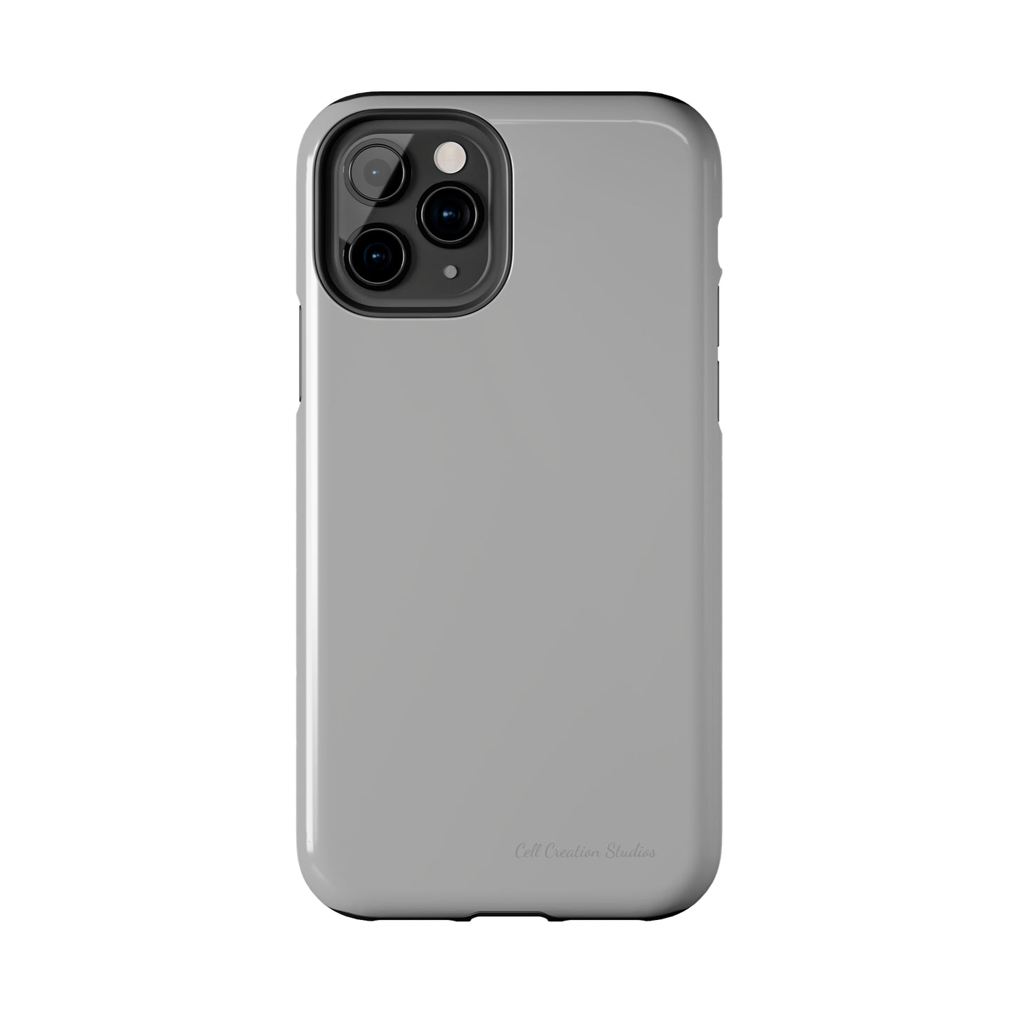 "Sleek Silver Essence" -Tough iPhone Cases