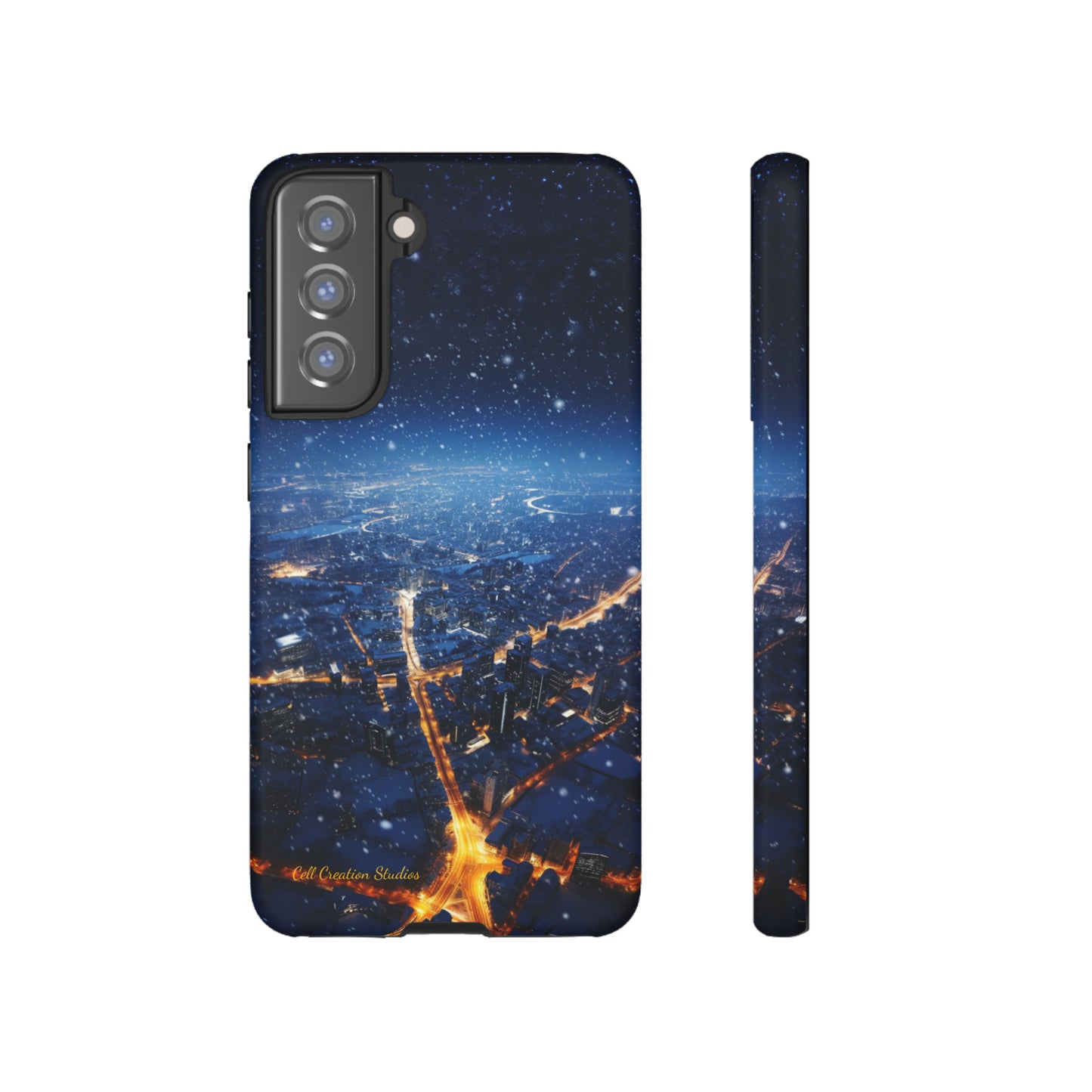 "Urban Snowfall Glow" -Tough Samsung Phone Cases