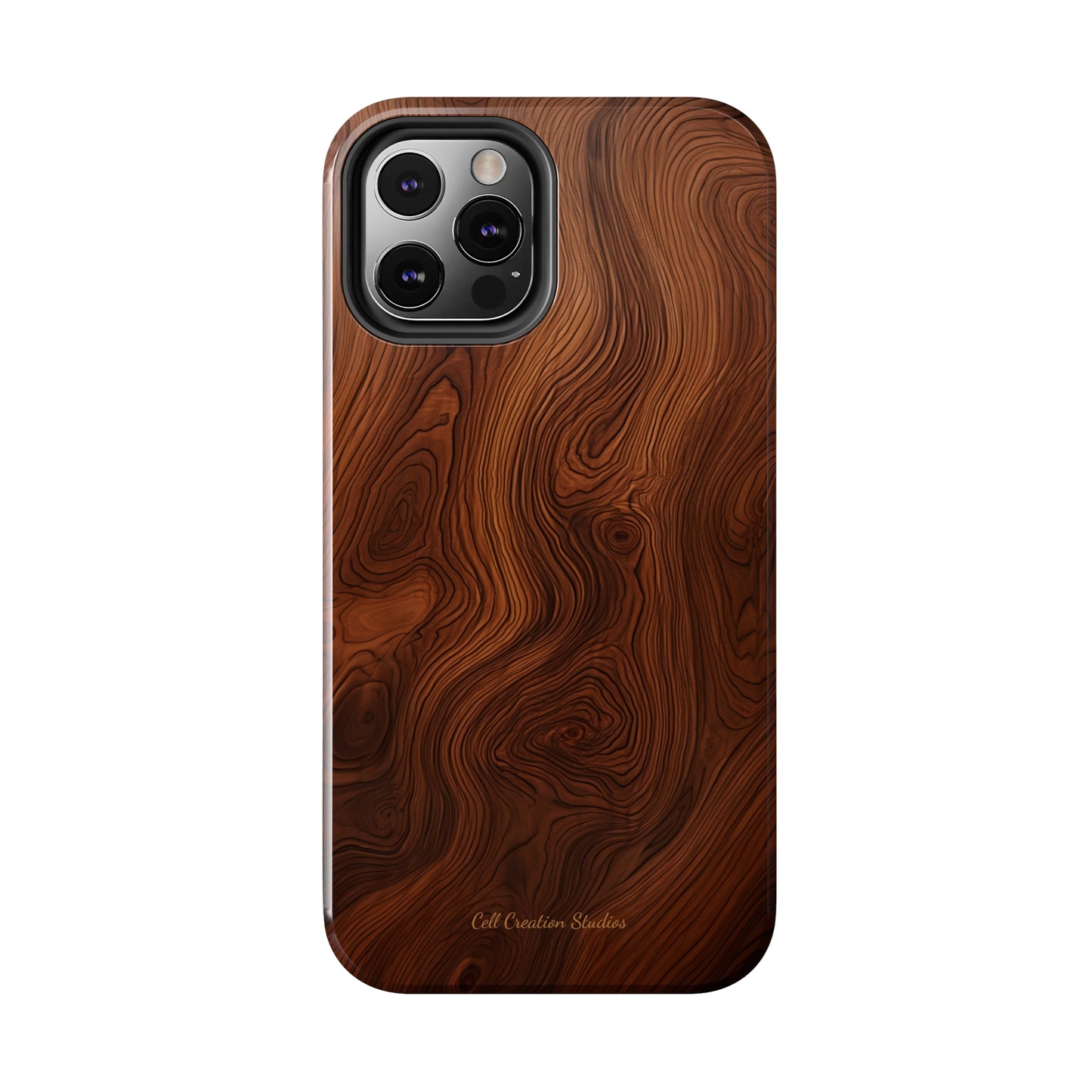 Introducing the "Natural Woodgrain" Cell Phone Case – Embrace Organic Beauty with Wood Pattern Design -Tough Phone Cases