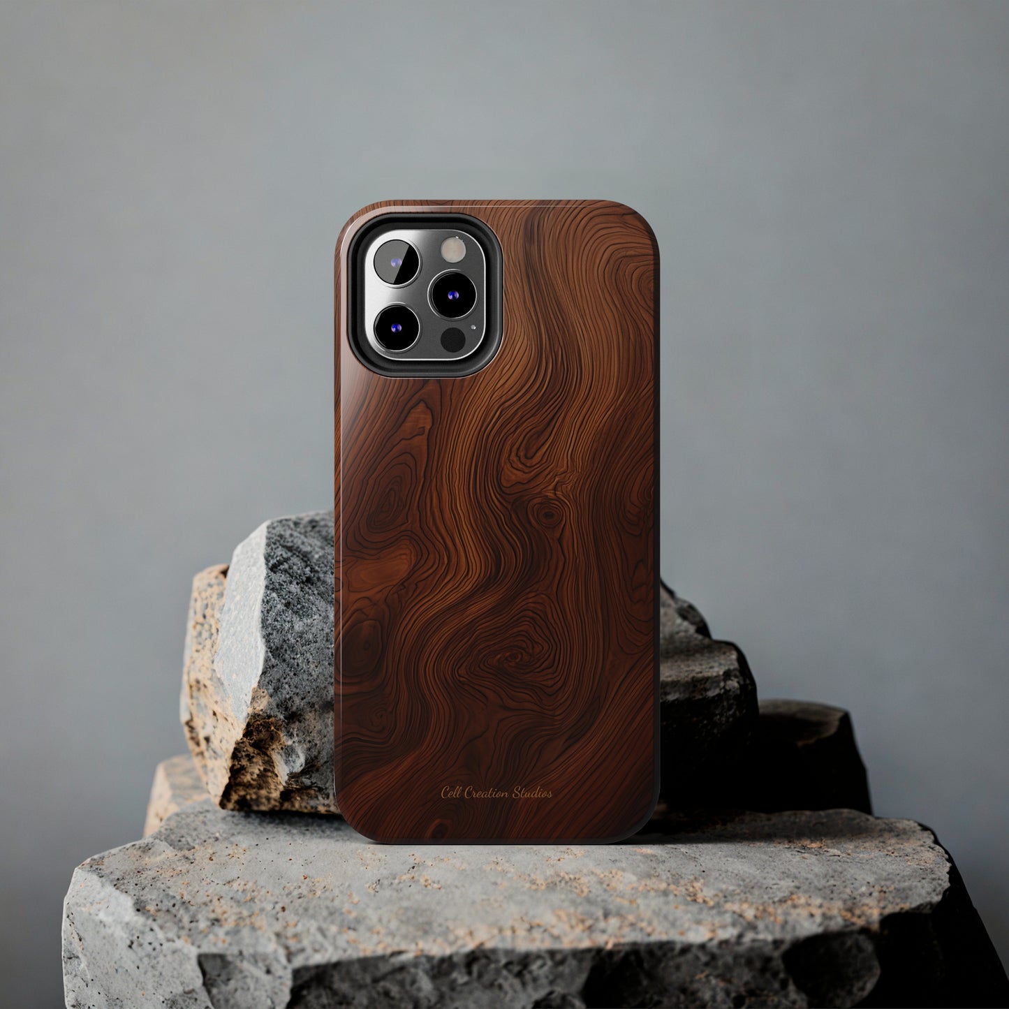 Introducing the "Natural Woodgrain" Cell Phone Case – Embrace Organic Beauty with Wood Pattern Design -Tough Phone Cases