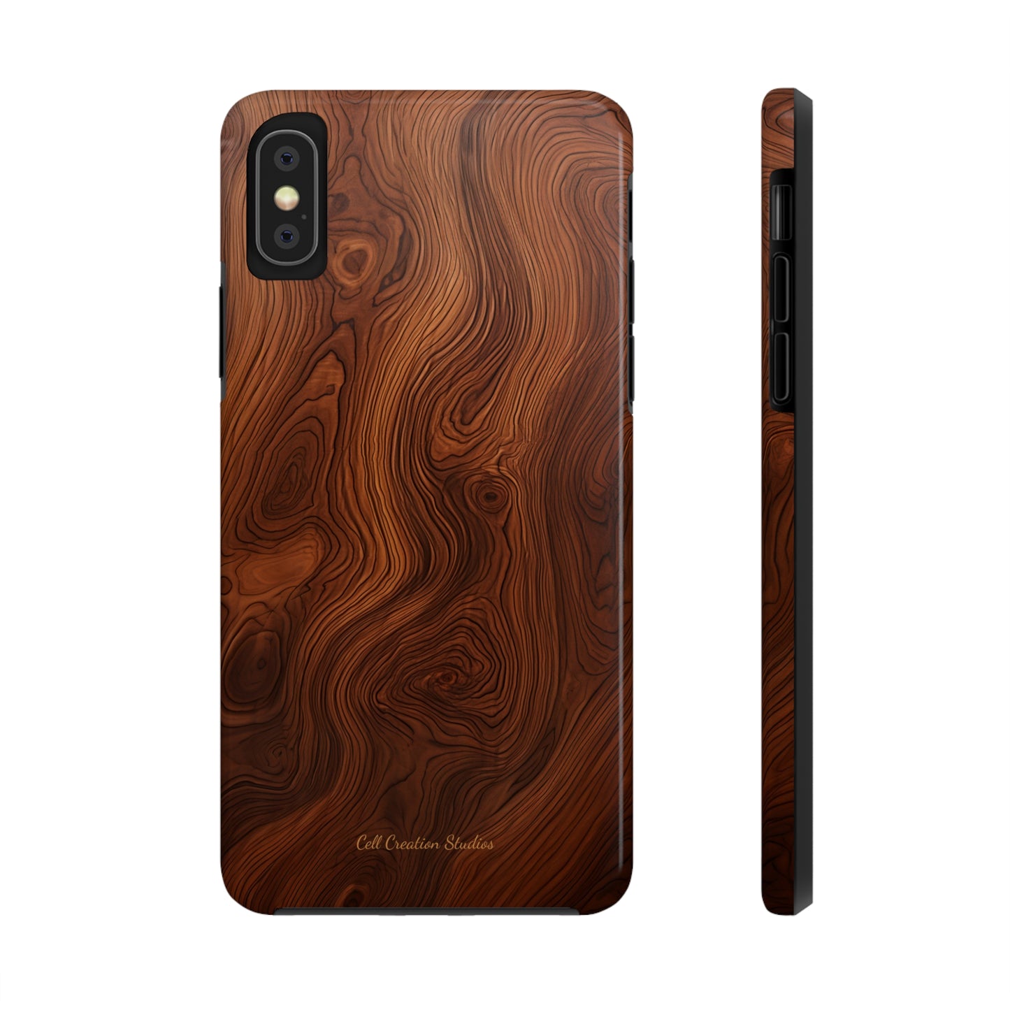 Introducing the "Natural Woodgrain" Cell Phone Case – Embrace Organic Beauty with Wood Pattern Design -Tough Phone Cases