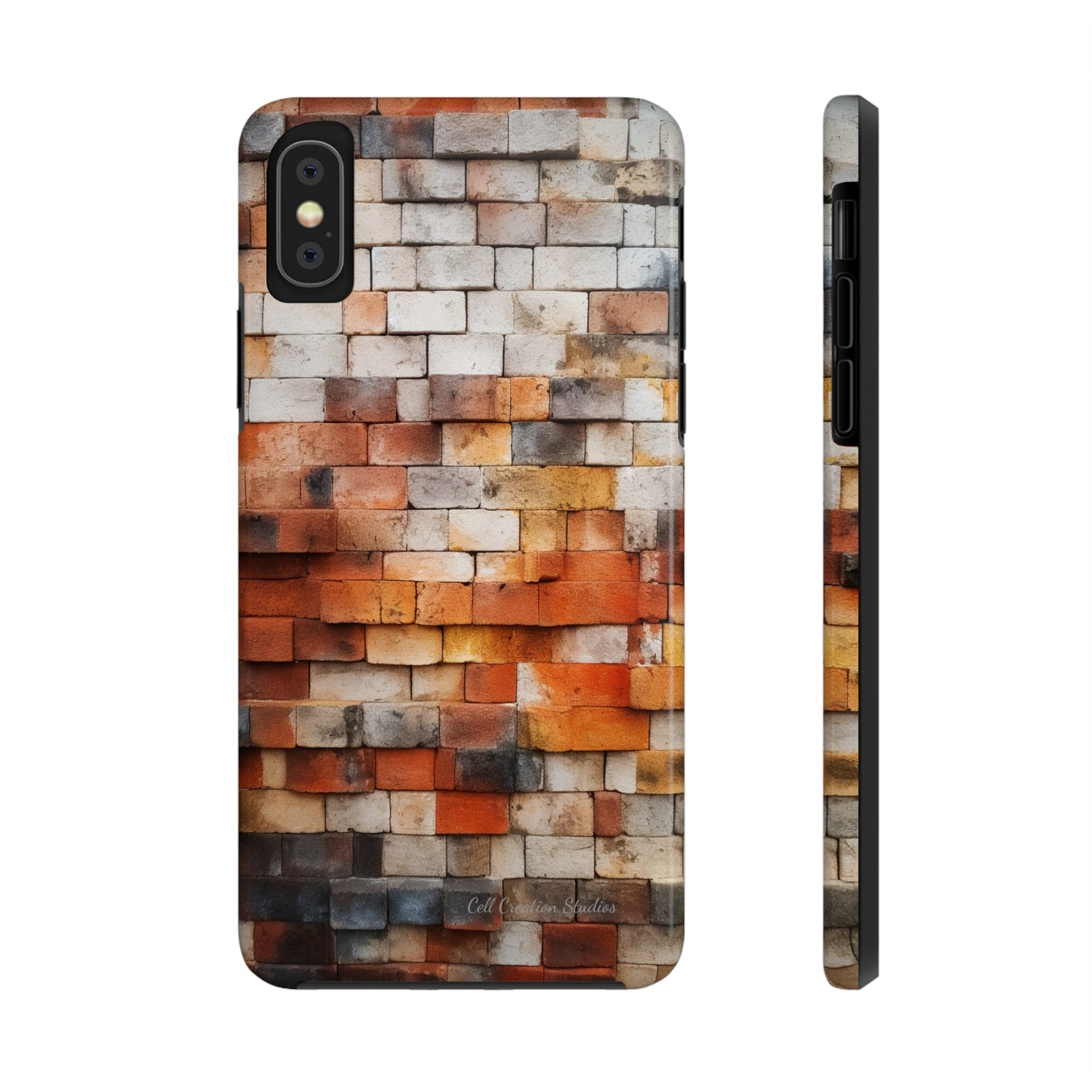 Introducing our "Urban Brickwork" Cell Phone Case – the perfect fusion of style and protection for your device -Tough Phone Cases