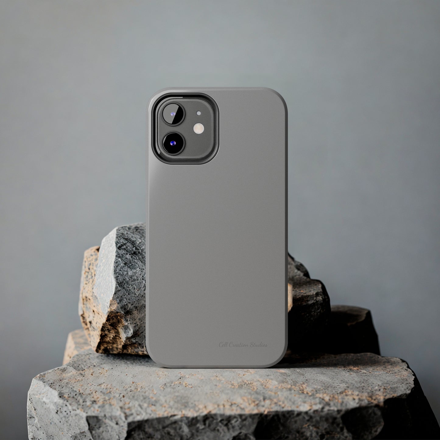 "Sleek Silver Essence" -Tough iPhone Cases