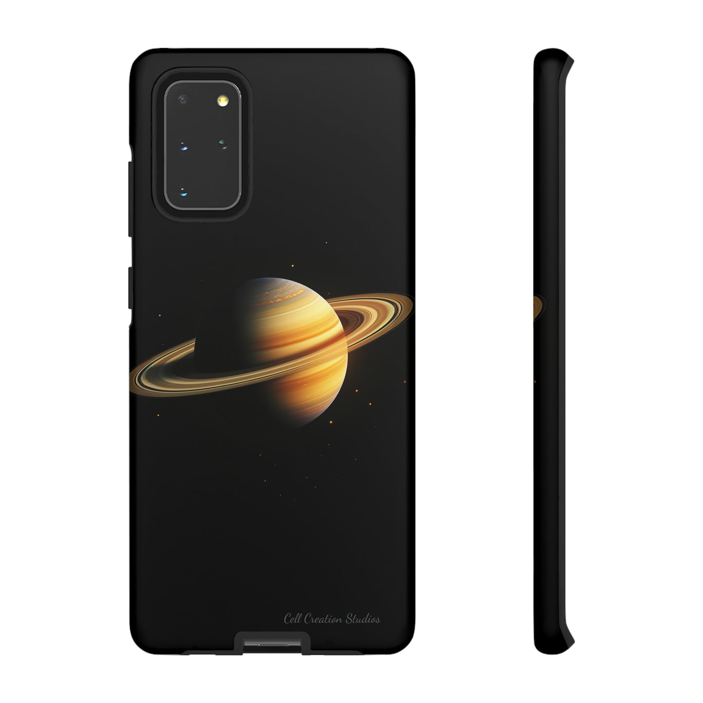 Introducing the "Saturn's Elegance" Cell Phone Case – A Cosmic Masterpiece -Tough Cases