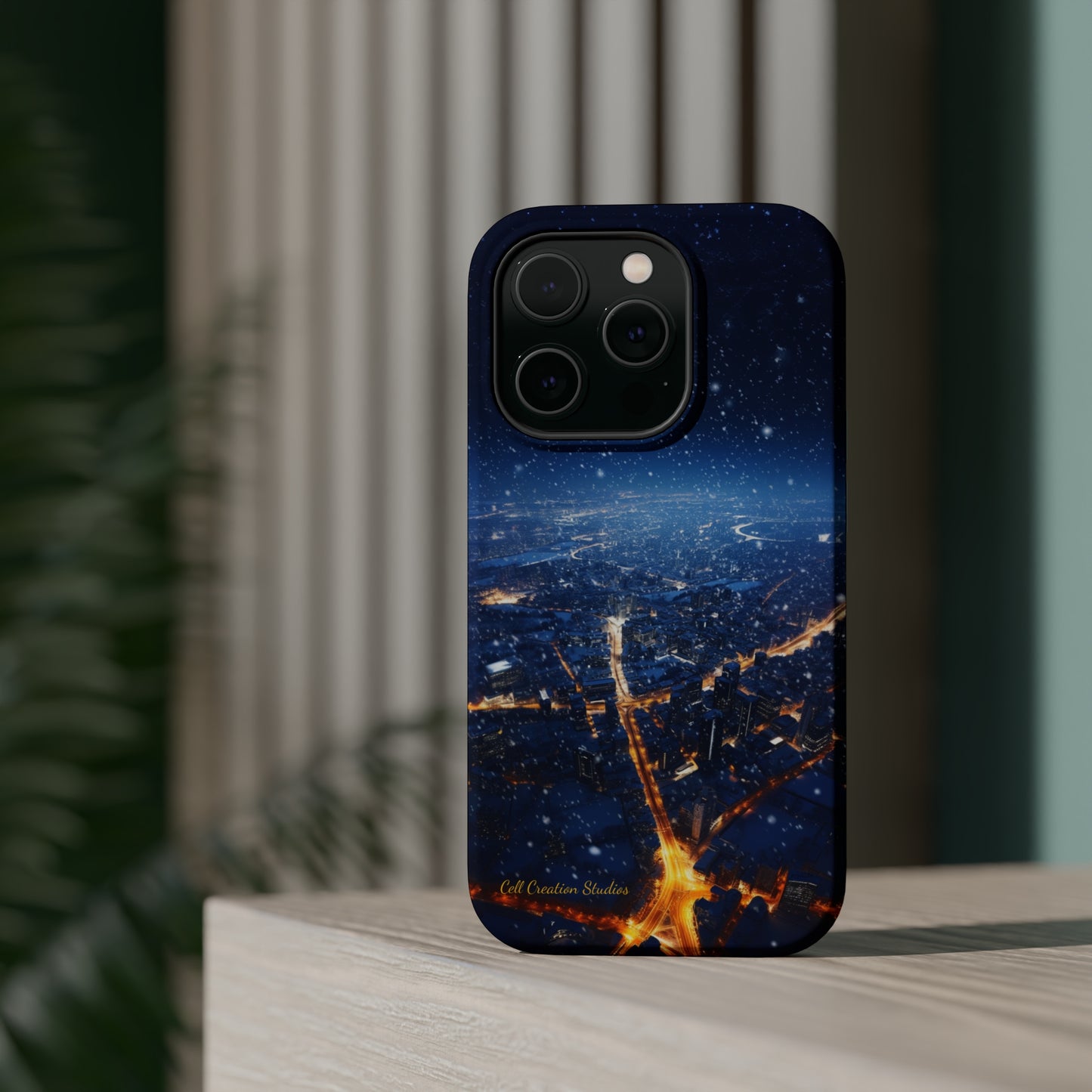 "Urban Snowfall Glow" -MagSafe Tough iPhone Cases