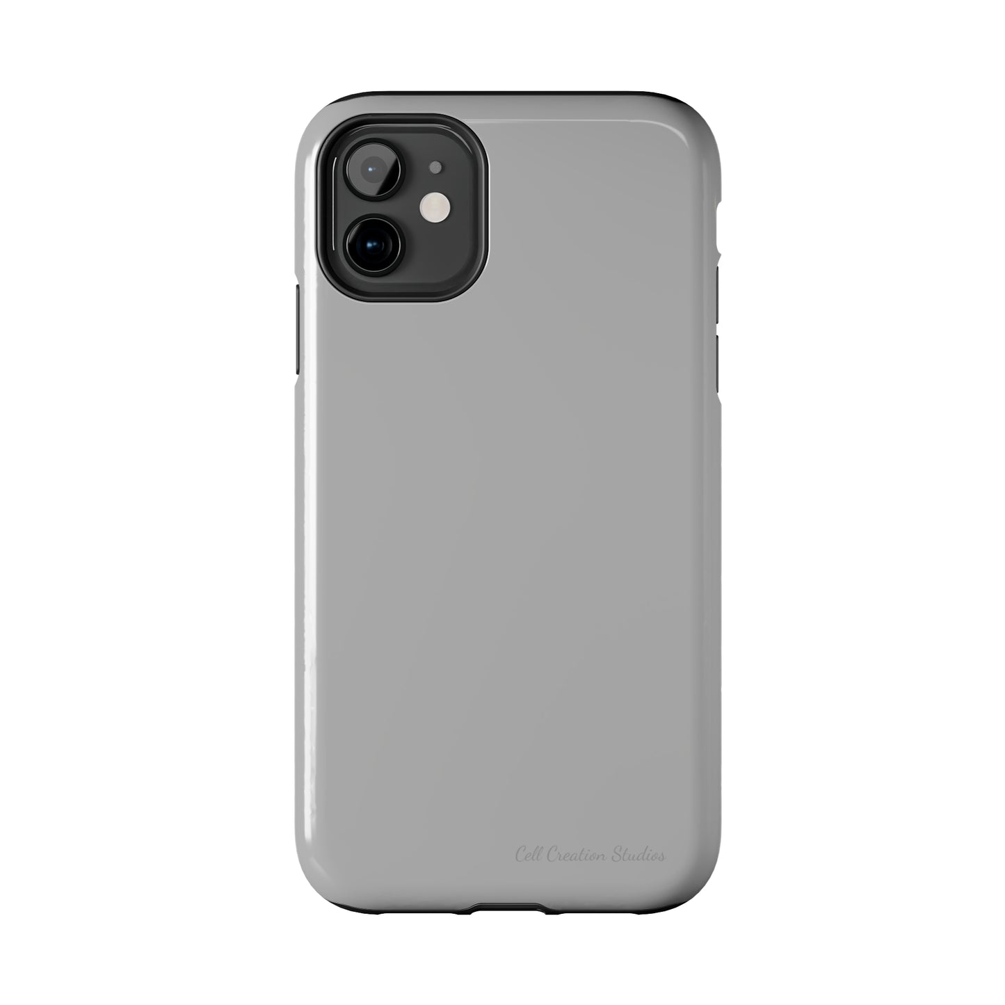"Sleek Silver Essence" -Tough iPhone Cases