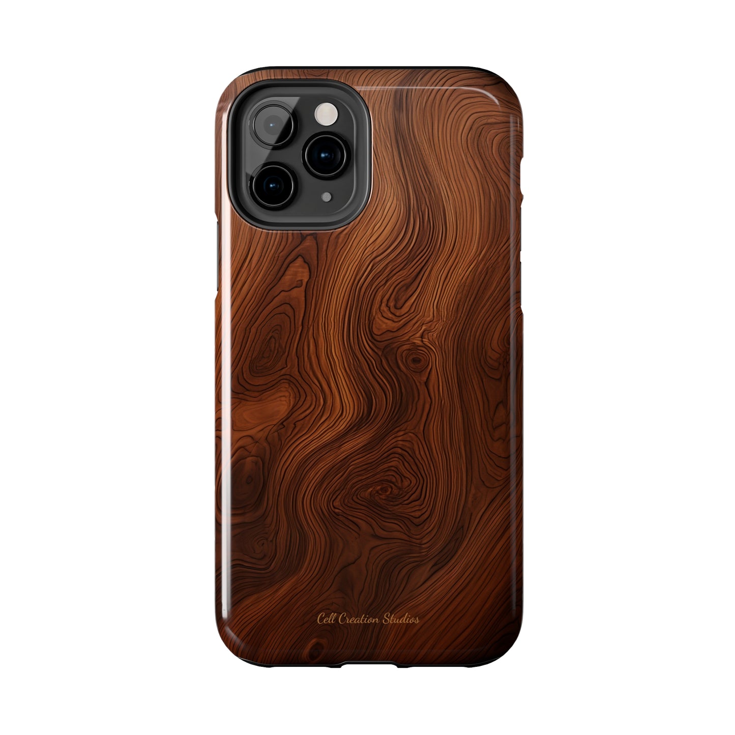 Introducing the "Natural Woodgrain" Cell Phone Case – Embrace Organic Beauty with Wood Pattern Design -Tough Phone Cases
