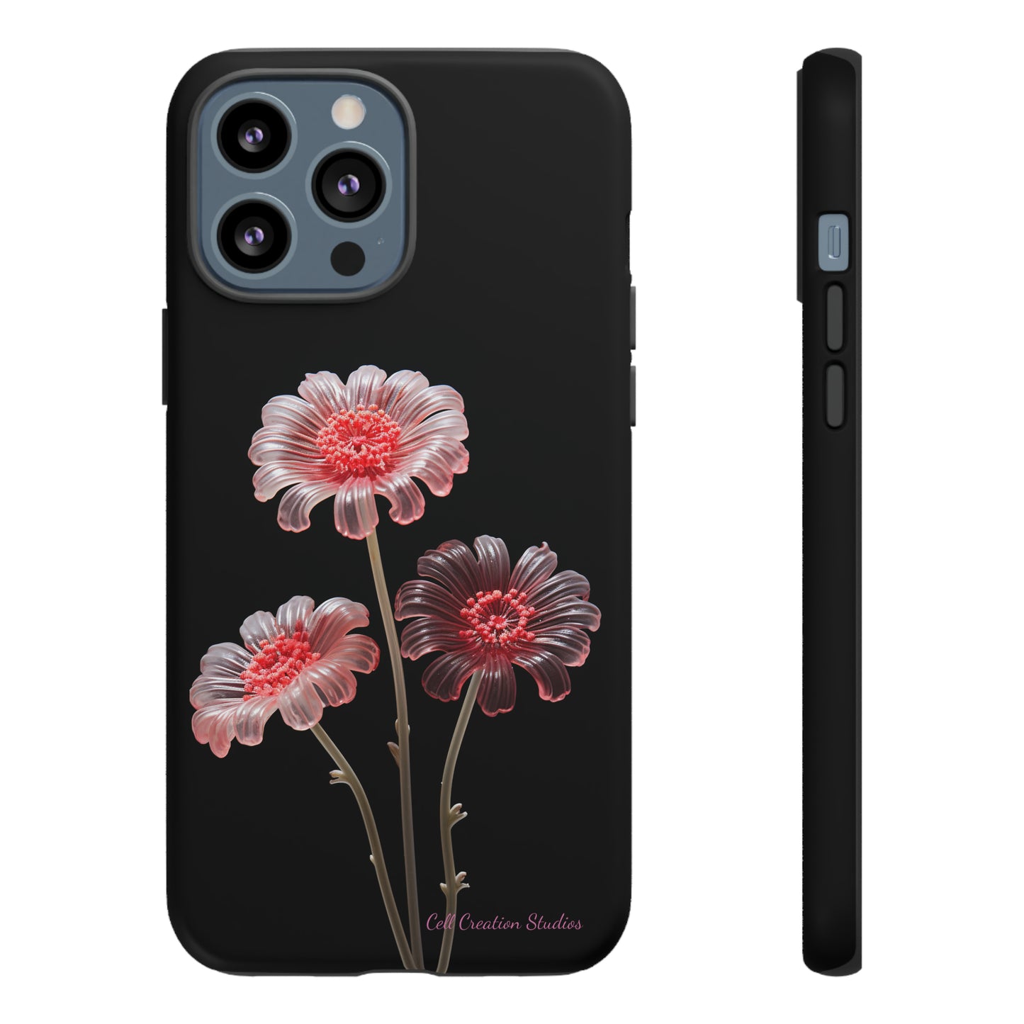 The "Desert Rose Glass Blossom" Phone Case -Tough Cases