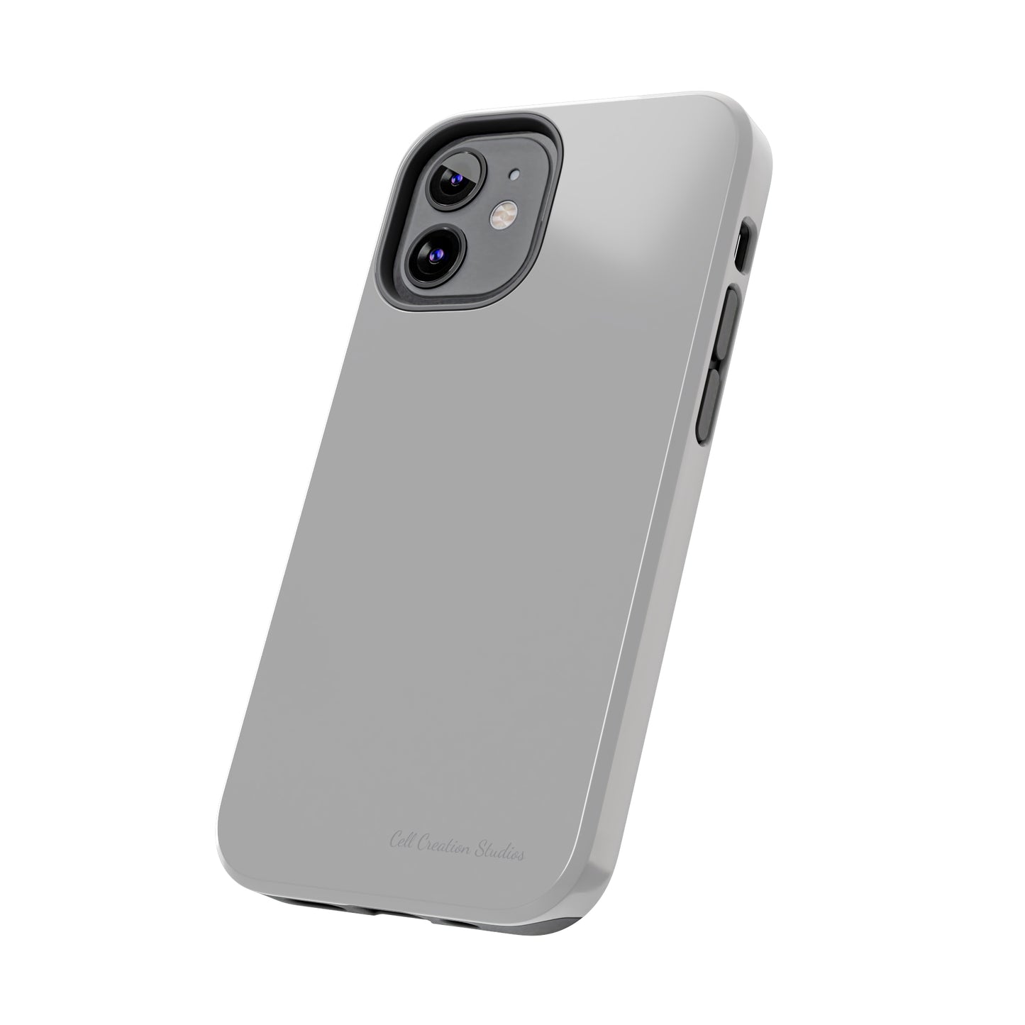 "Sleek Silver Essence" -Tough iPhone Cases