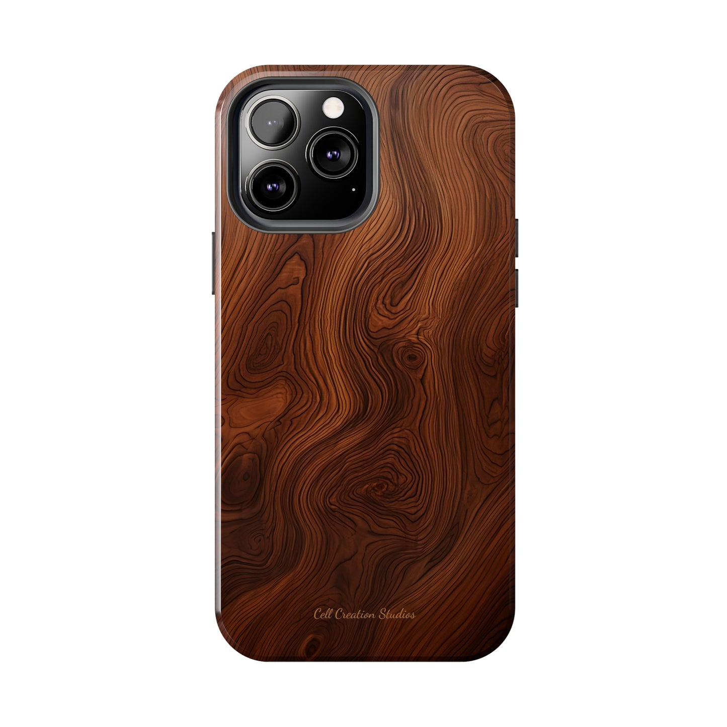 Introducing the "Natural Woodgrain" Cell Phone Case – Embrace Organic Beauty with Wood Pattern Design -Tough Phone Cases