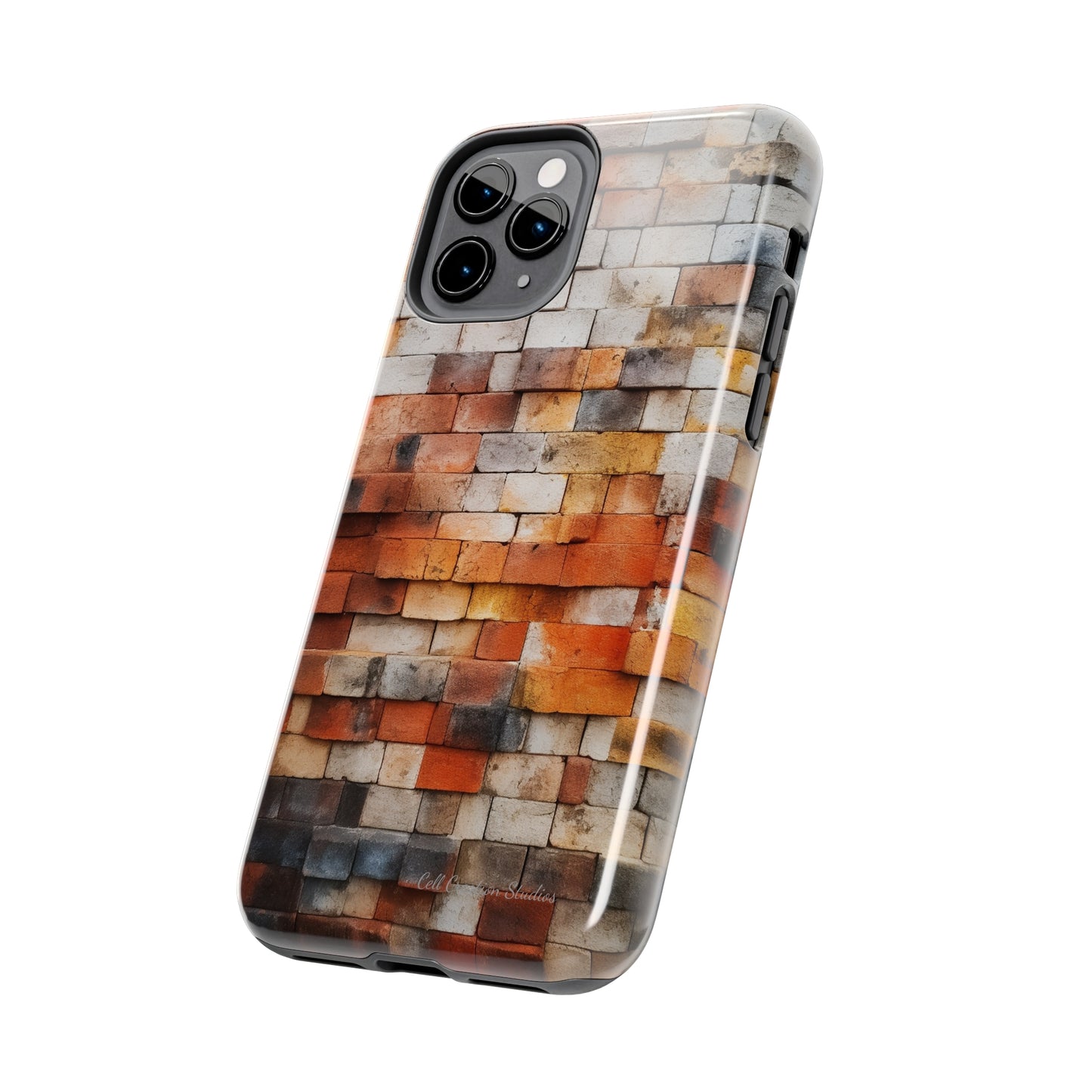 Introducing our "Urban Brickwork" Cell Phone Case – the perfect fusion of style and protection for your device -Tough Phone Cases