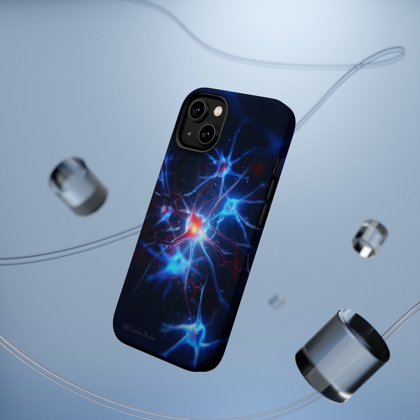 Introducing the "Neural Nexus" Cell Phone Case – Illuminate the Complexity Within! -MagSafe Tough Cases