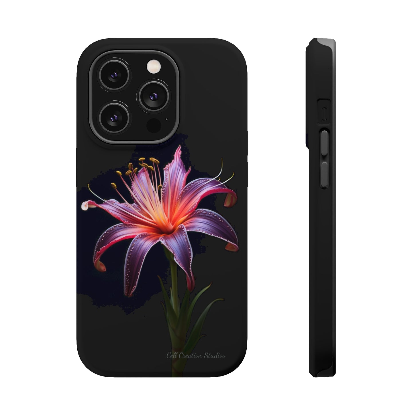 "Vibrant Purple Lily" Phone Case -MagSafe Tough Cases
