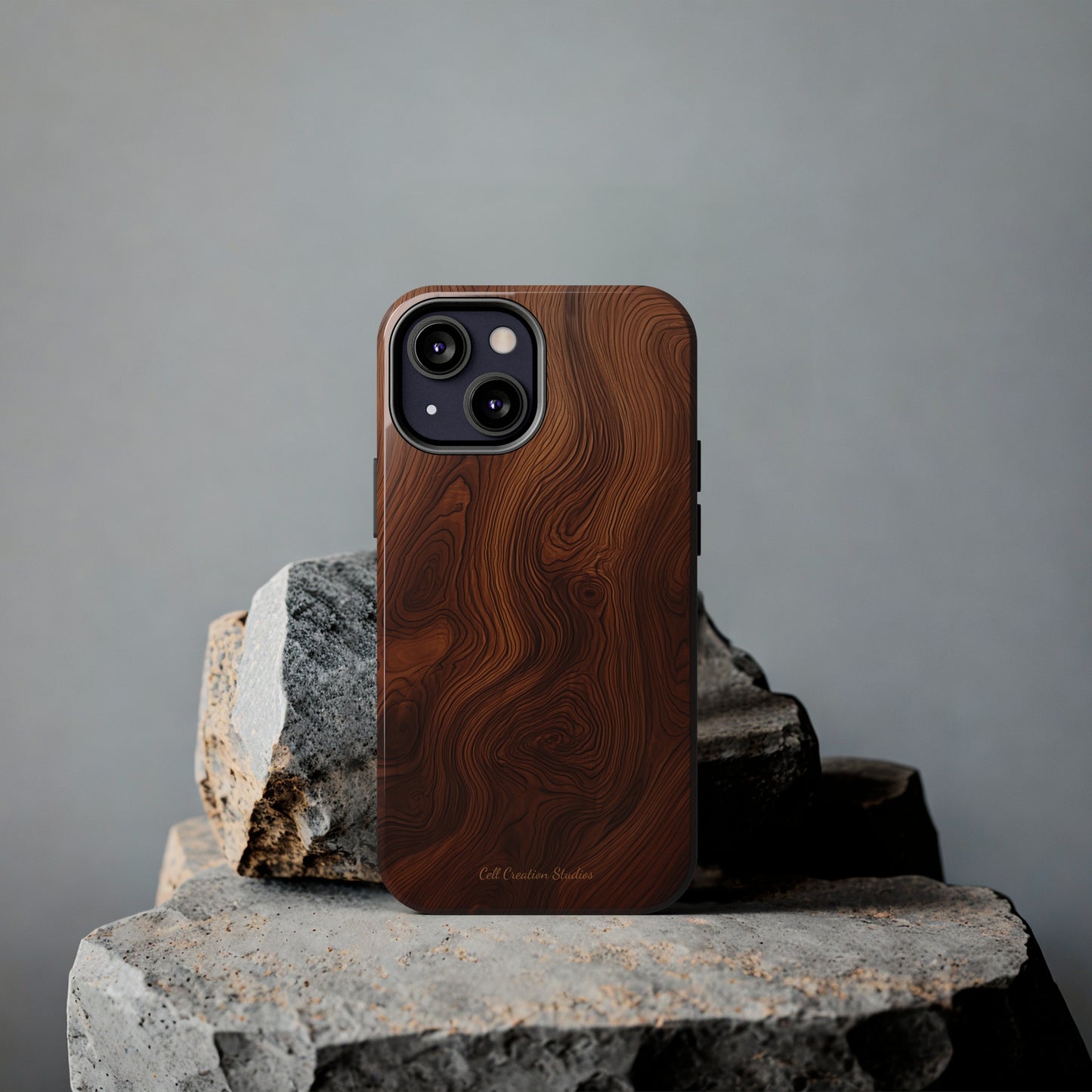 Introducing the "Natural Woodgrain" Cell Phone Case – Embrace Organic Beauty with Wood Pattern Design -Tough Phone Cases