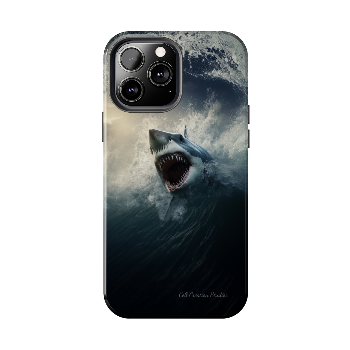 The "Ocean King Great White Shark" Phone Case -Tough Phone Cases