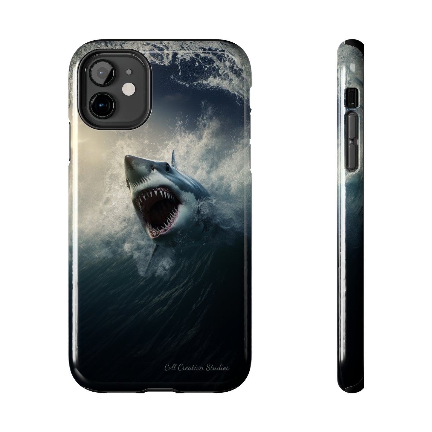 The "Ocean King Great White Shark" Phone Case -Tough Phone Cases