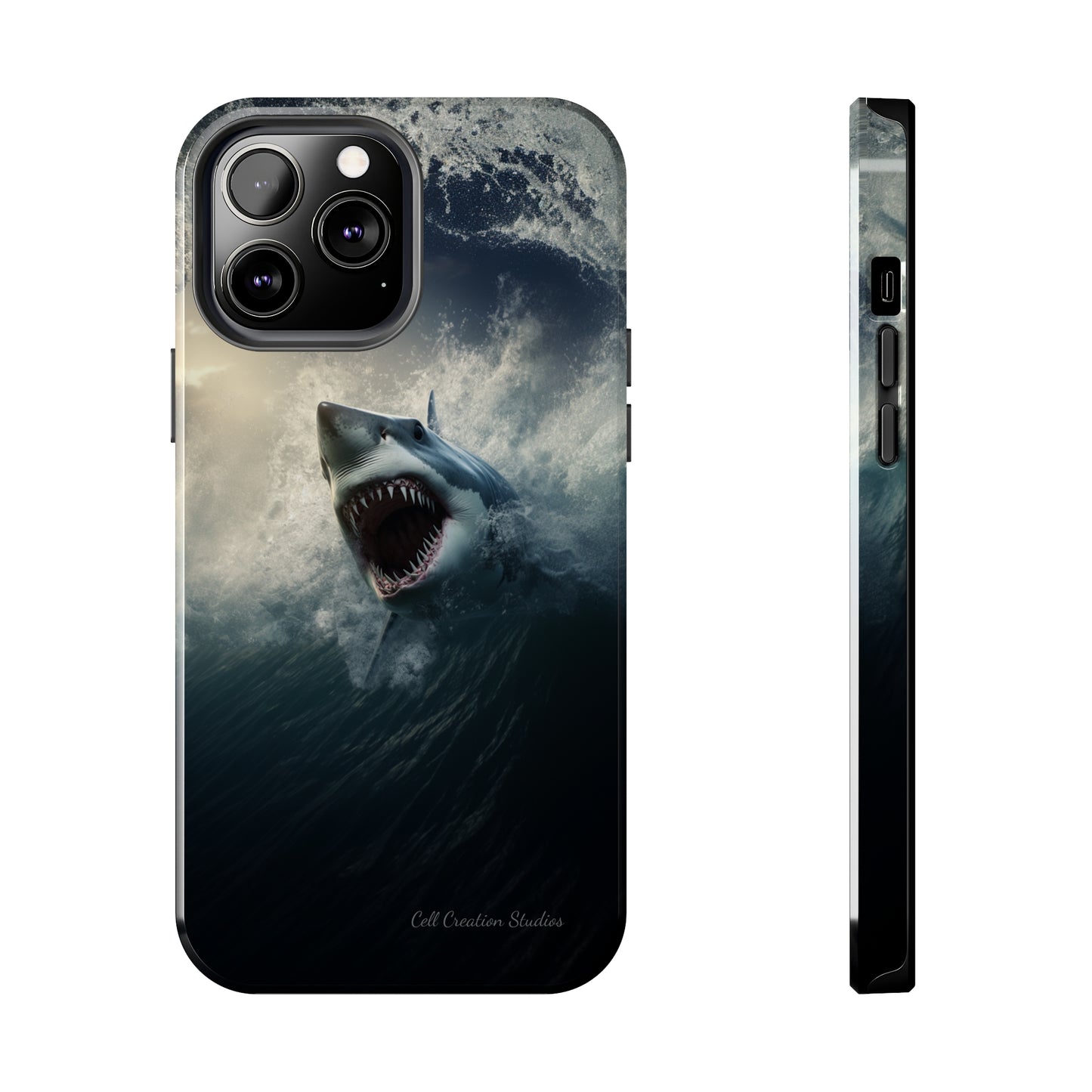 The "Ocean King Great White Shark" Phone Case -Tough Phone Cases