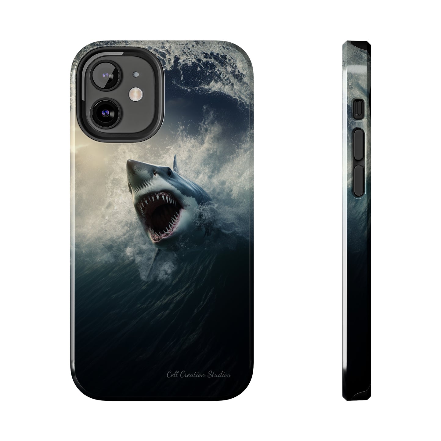 The "Ocean King Great White Shark" Phone Case -Tough Phone Cases