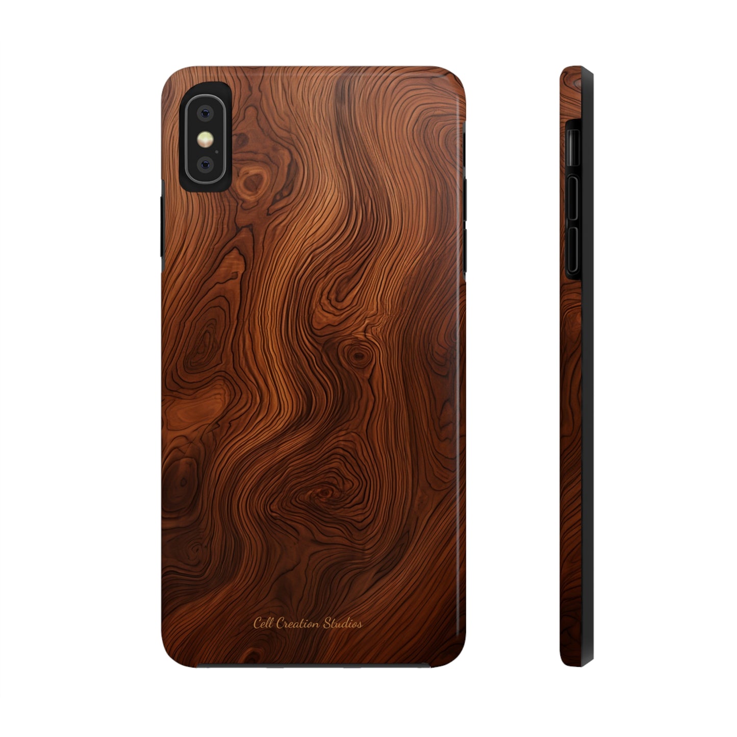 Introducing the "Natural Woodgrain" Cell Phone Case – Embrace Organic Beauty with Wood Pattern Design -Tough Phone Cases