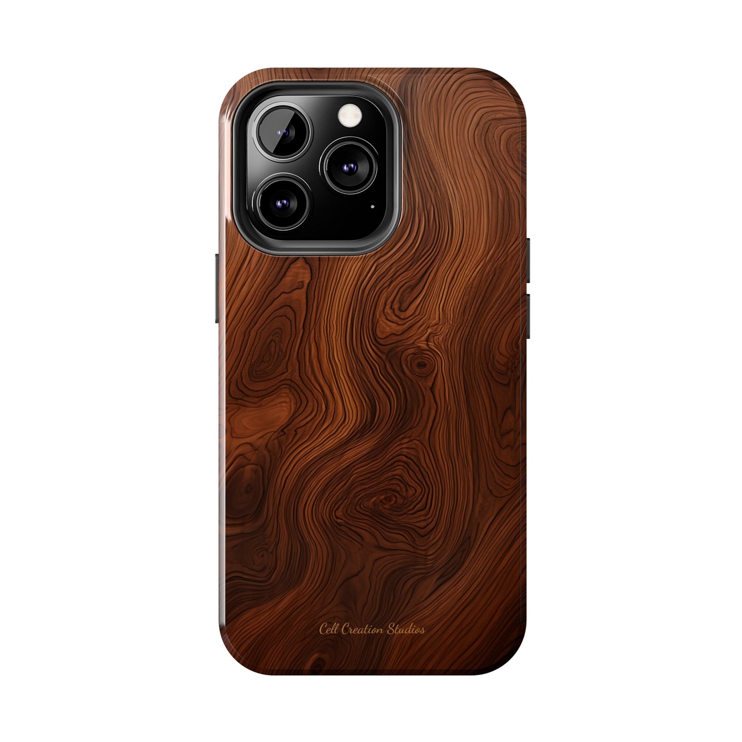 Introducing the "Natural Woodgrain" Cell Phone Case – Embrace Organic Beauty with Wood Pattern Design -Tough Phone Cases