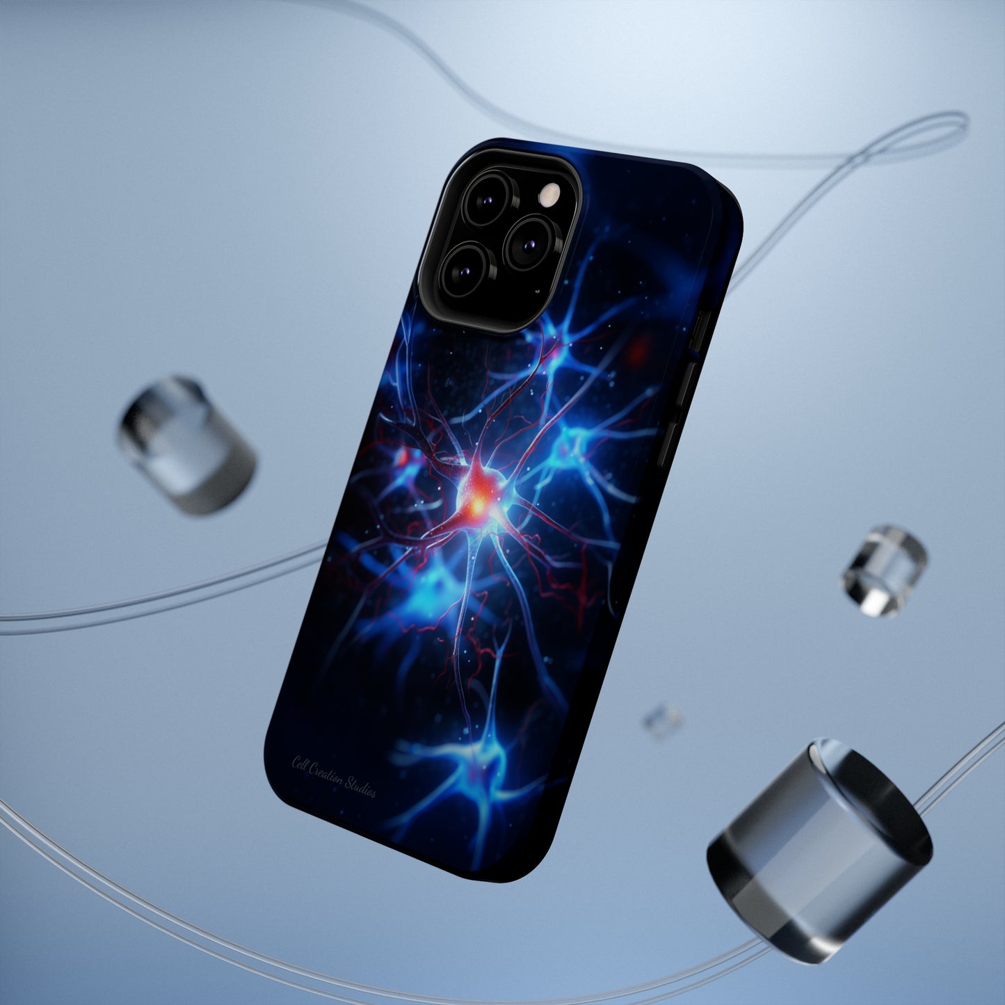 Introducing the "Neural Nexus" Cell Phone Case – Illuminate the Complexity Within! -MagSafe Tough Cases