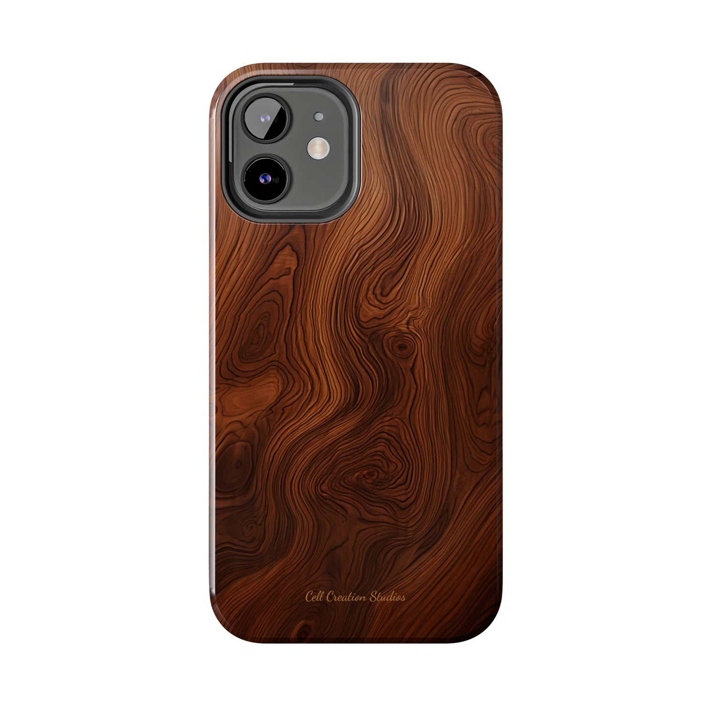 Introducing the "Natural Woodgrain" Cell Phone Case – Embrace Organic Beauty with Wood Pattern Design -Tough Phone Cases
