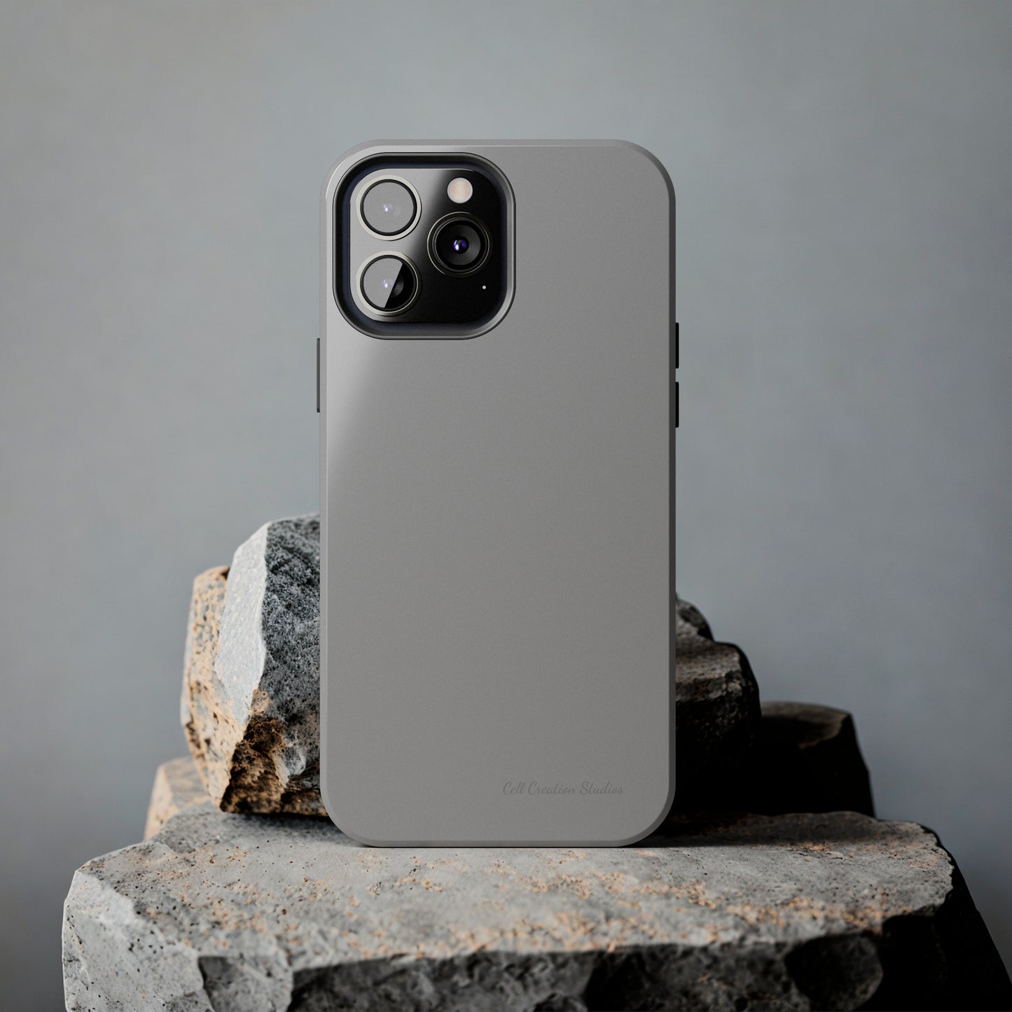 "Sleek Silver Essence" -Tough iPhone Cases