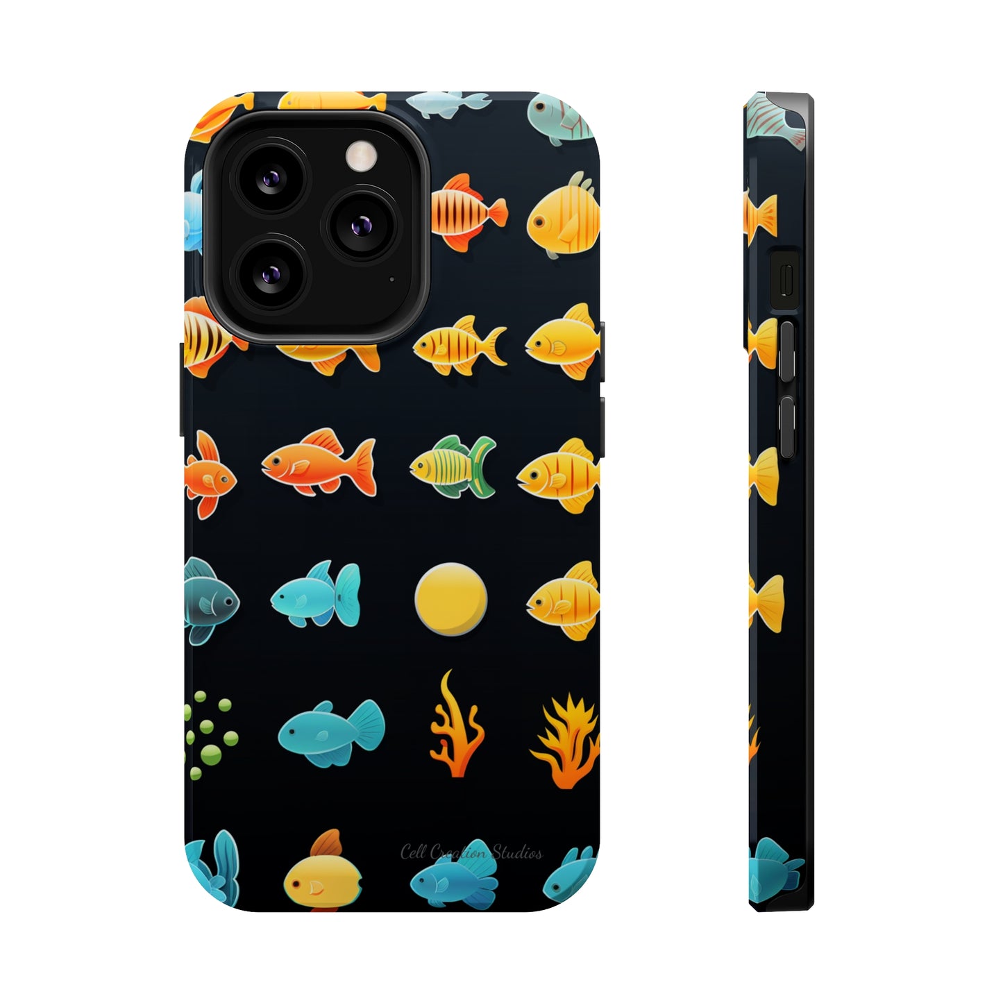 "AquaArt Fish" -MagSafe Tough Phone Cases