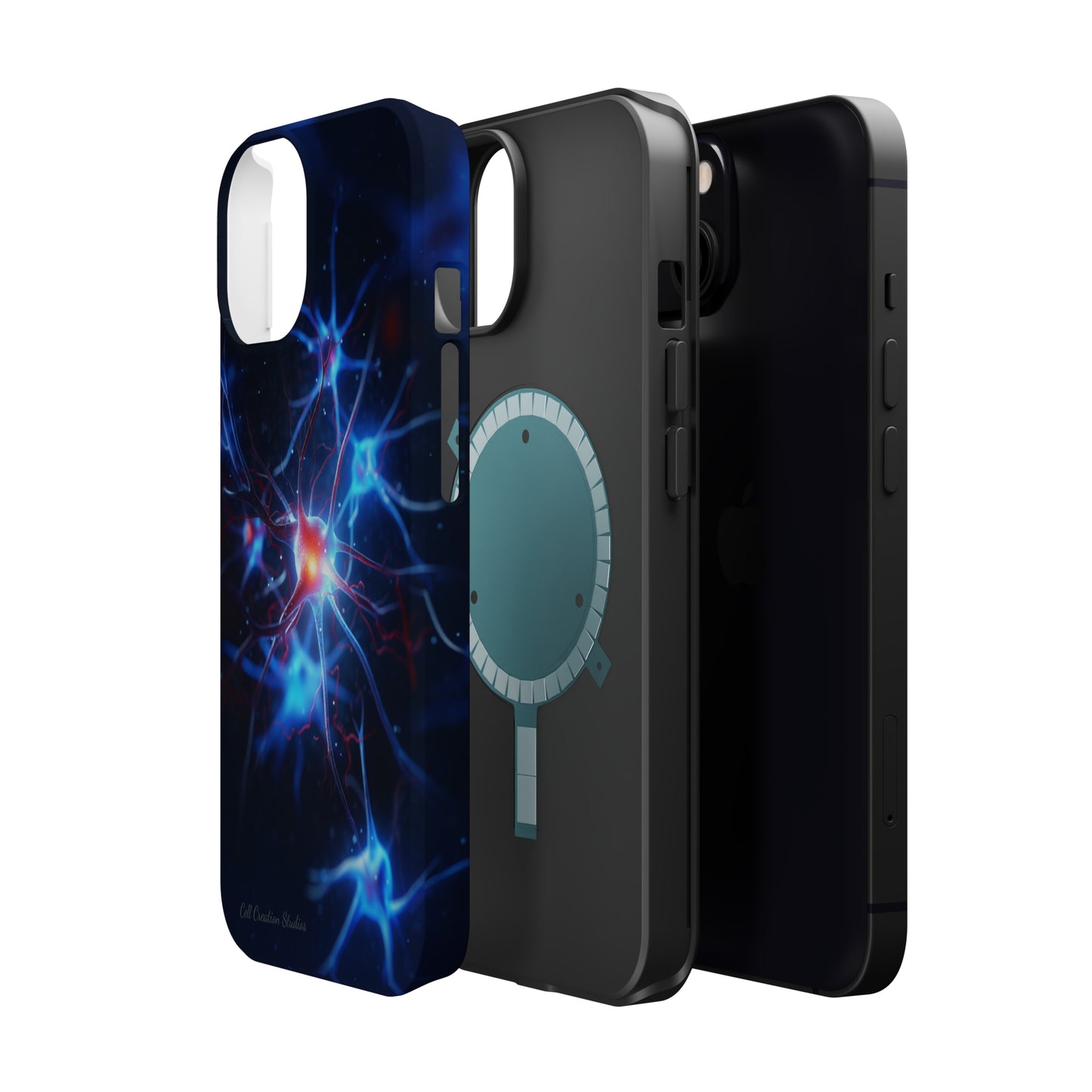 Introducing the "Neural Nexus" Cell Phone Case – Illuminate the Complexity Within! -MagSafe Tough Cases
