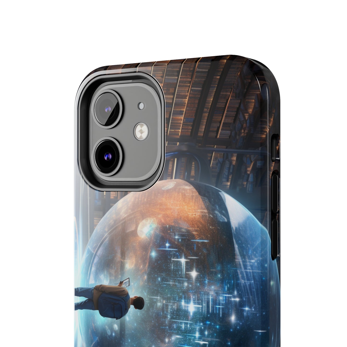 Introducing the "Library Luminary" Cell Phone Case – Where Knowledge Meets Mystery -Tough Phone Cases