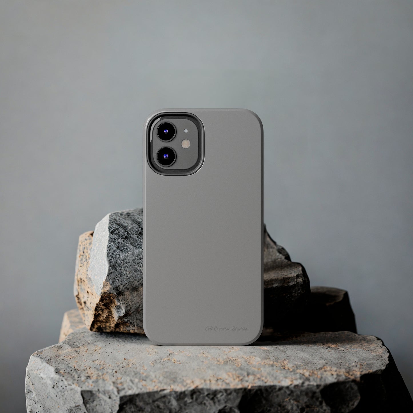 "Sleek Silver Essence" -Tough iPhone Cases