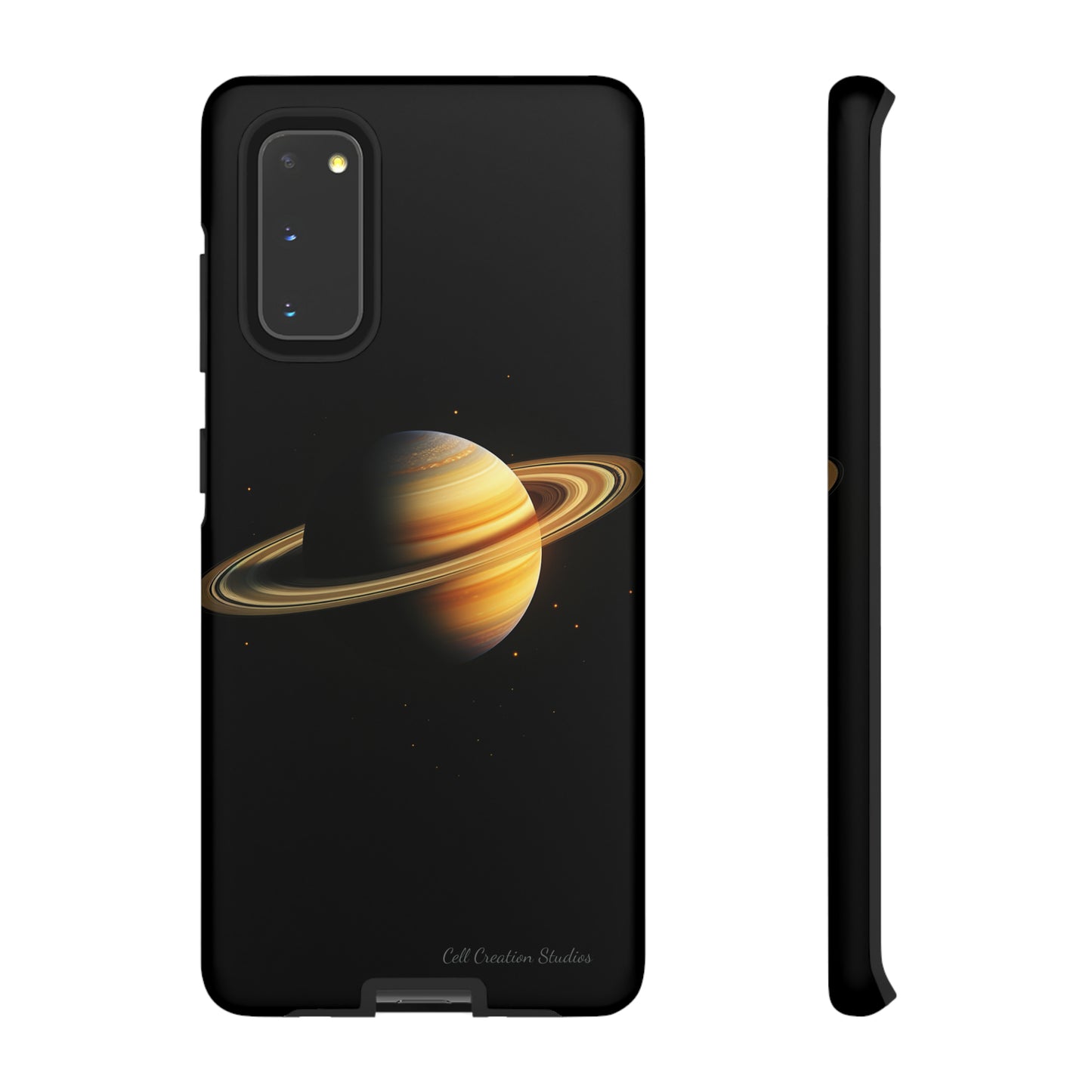 Introducing the "Saturn's Elegance" Cell Phone Case – A Cosmic Masterpiece -Tough Cases