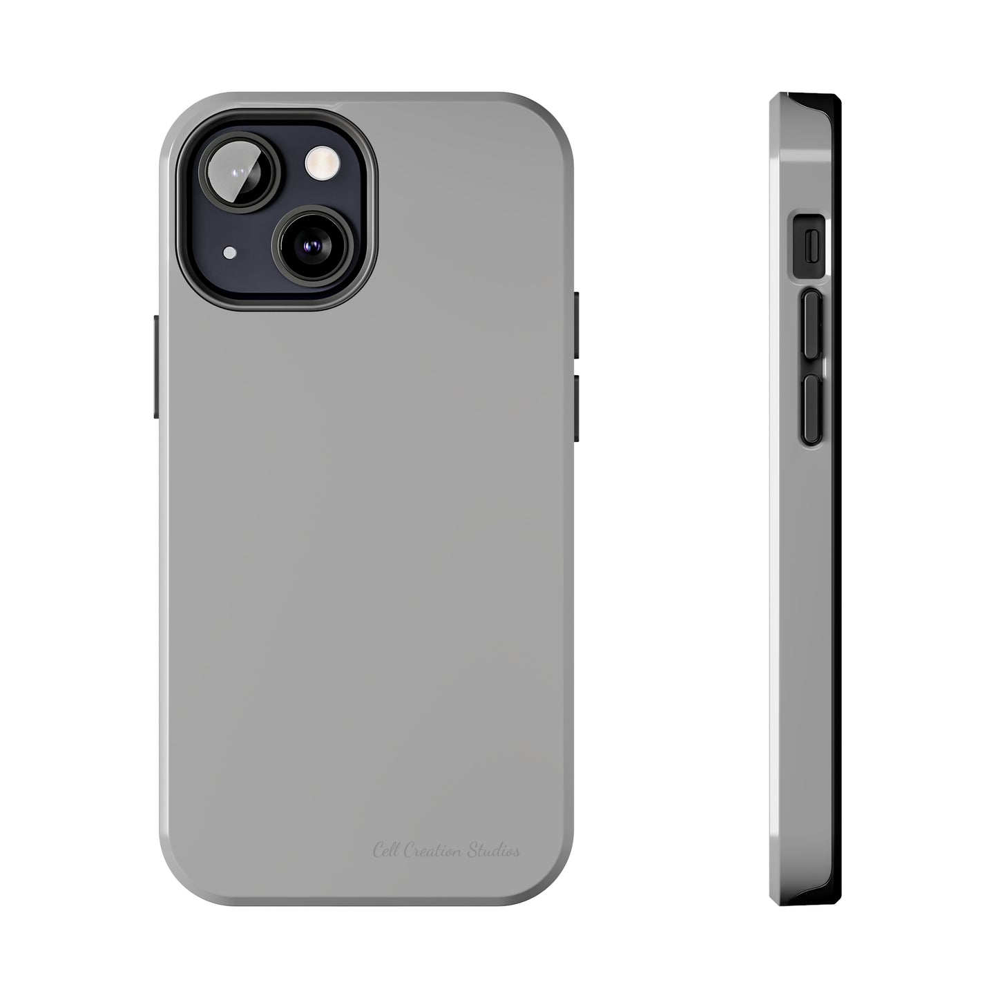 "Sleek Silver Essence" -Tough iPhone Cases