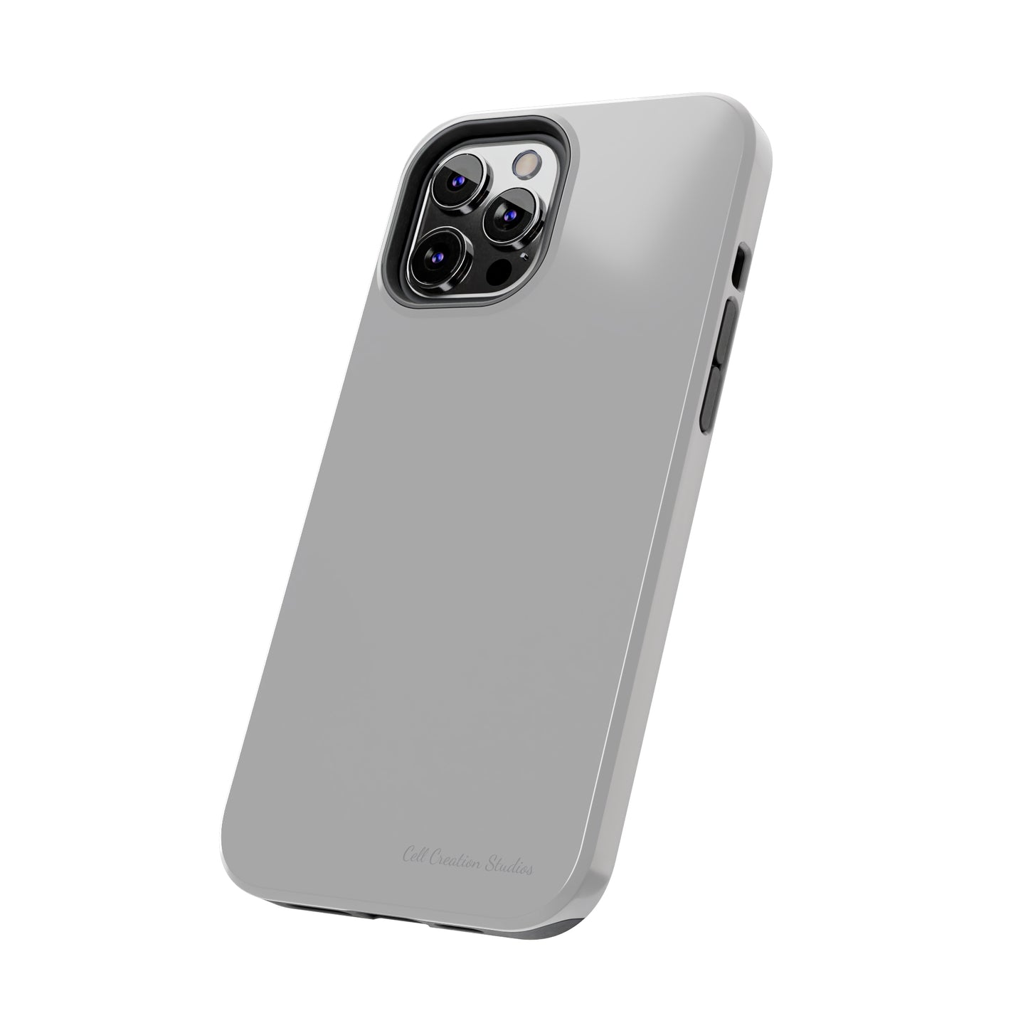 "Sleek Silver Essence" -Tough iPhone Cases