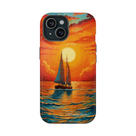 "Sailboat Sunset" - MagSafe Tough iPhone Cases