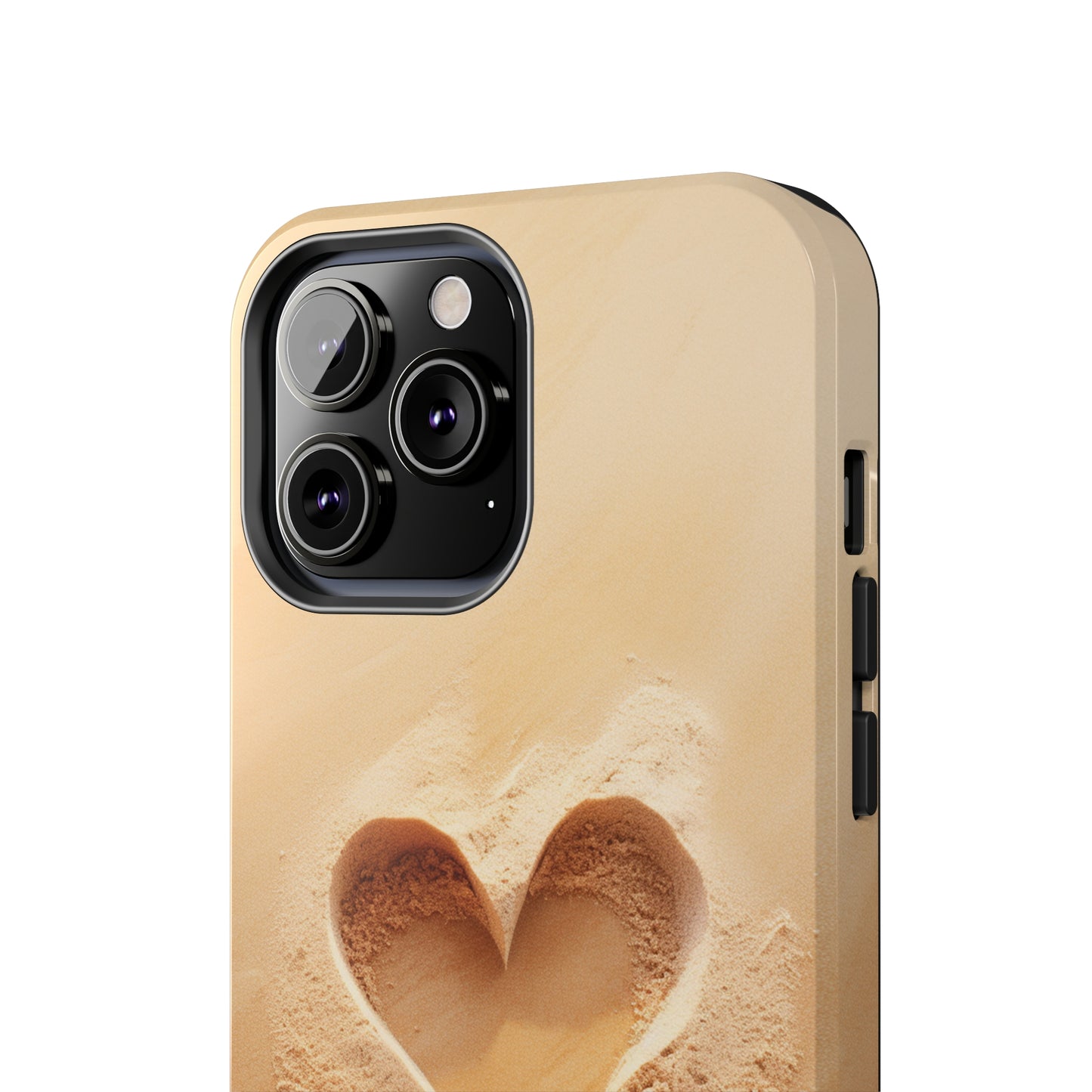 "Eternal Love: Sand Heart" Cell Phone Case -Tough Phone Cases