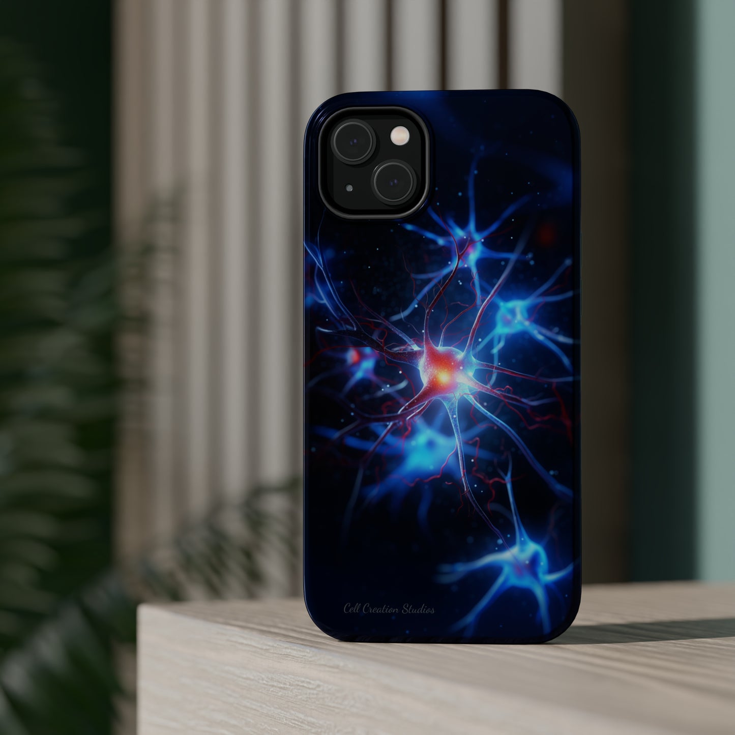Introducing the "Neural Nexus" Cell Phone Case – Illuminate the Complexity Within! -MagSafe Tough Cases