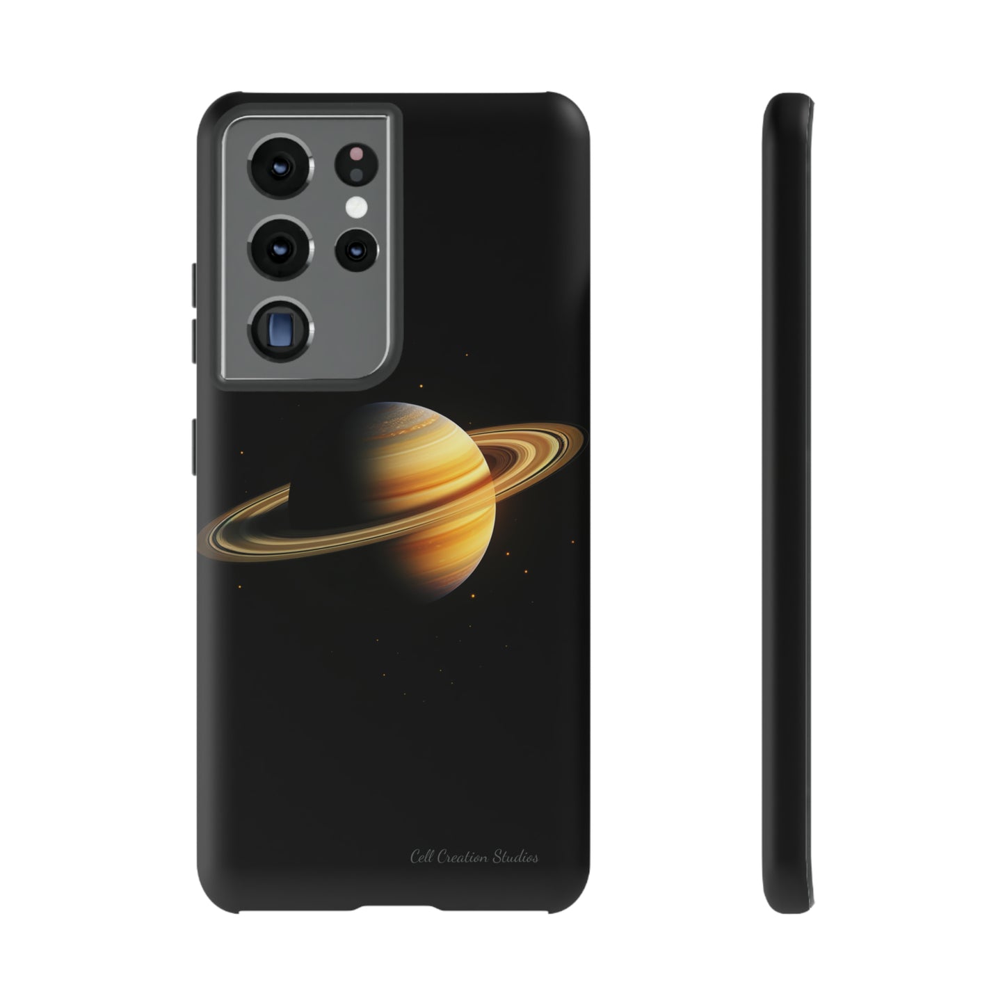 Introducing the "Saturn's Elegance" Cell Phone Case – A Cosmic Masterpiece -Tough Cases