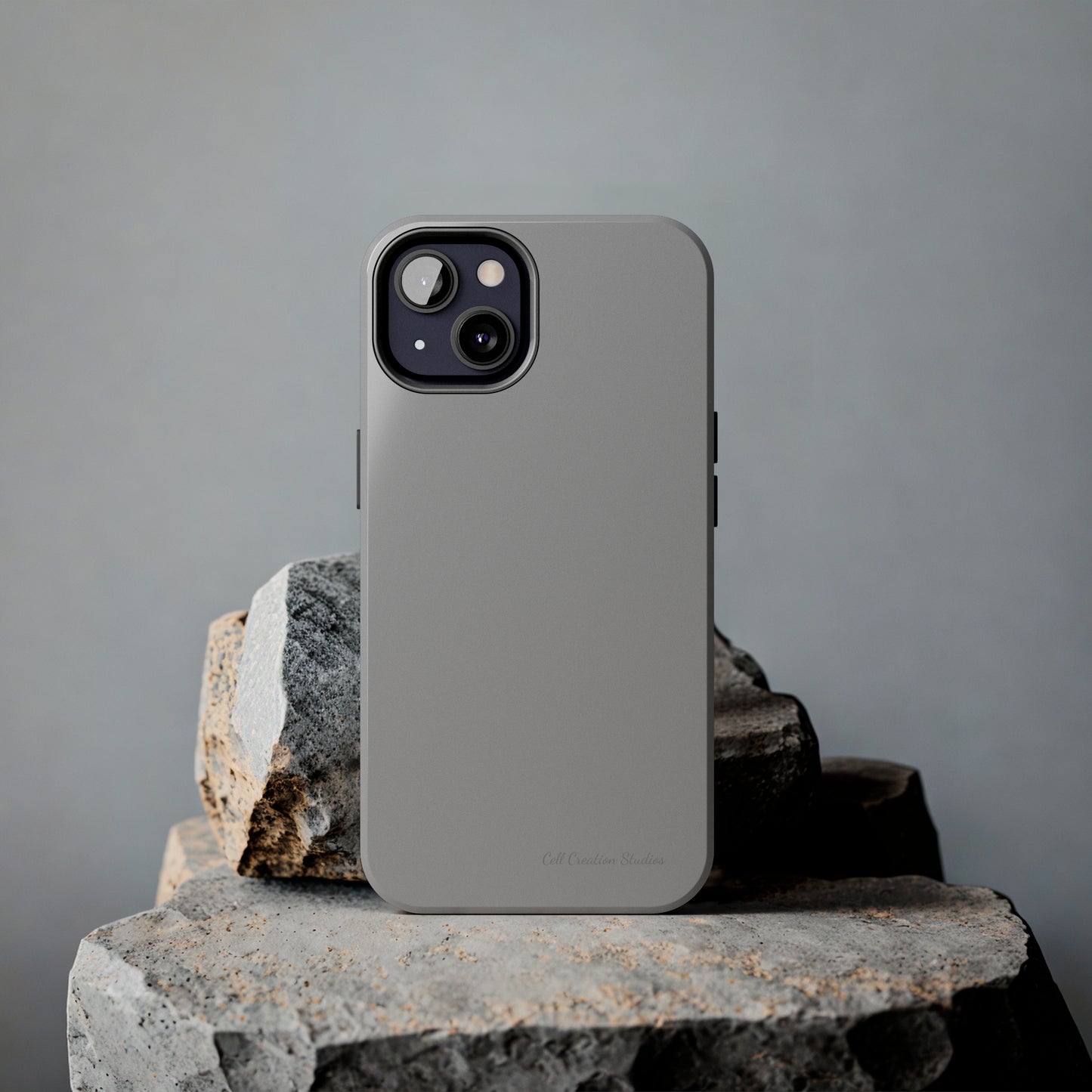 "Sleek Silver Essence" -Tough iPhone Cases