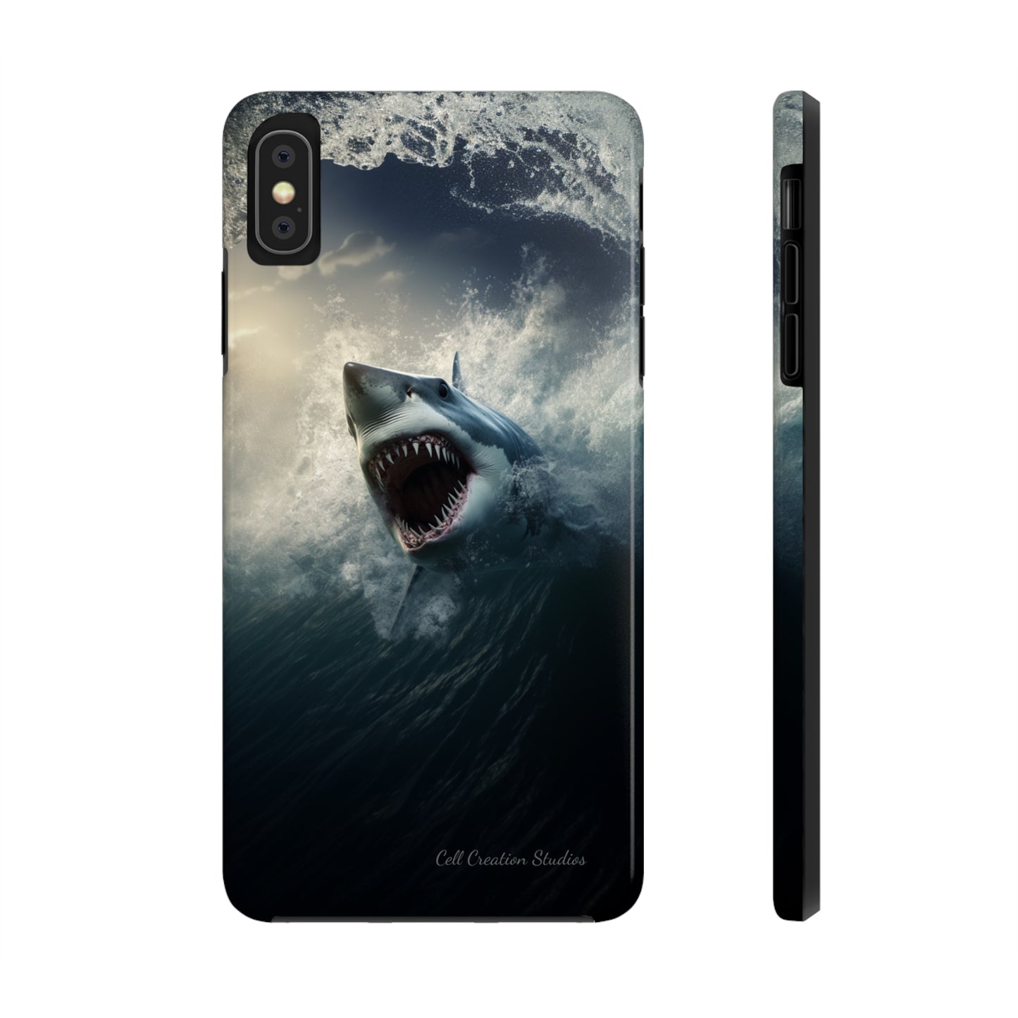 The "Ocean King Great White Shark" Phone Case -Tough Phone Cases