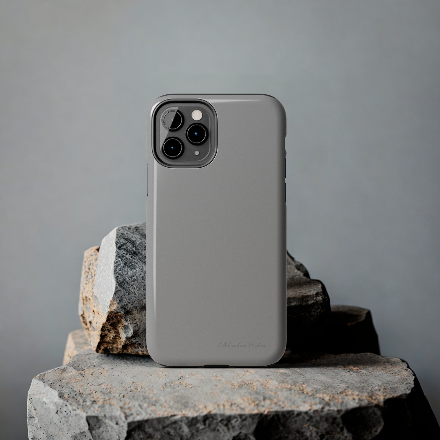 "Sleek Silver Essence" -Tough iPhone Cases