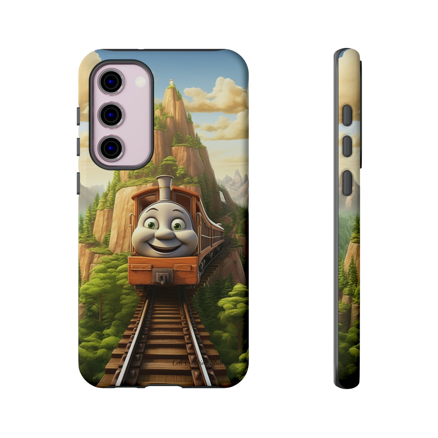 The "Mountain Journey Train" Character Phone Case-Tough Cases