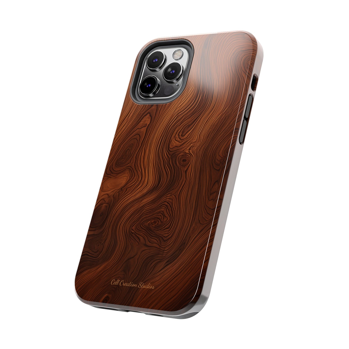 Introducing the "Natural Woodgrain" Cell Phone Case – Embrace Organic Beauty with Wood Pattern Design -Tough Phone Cases