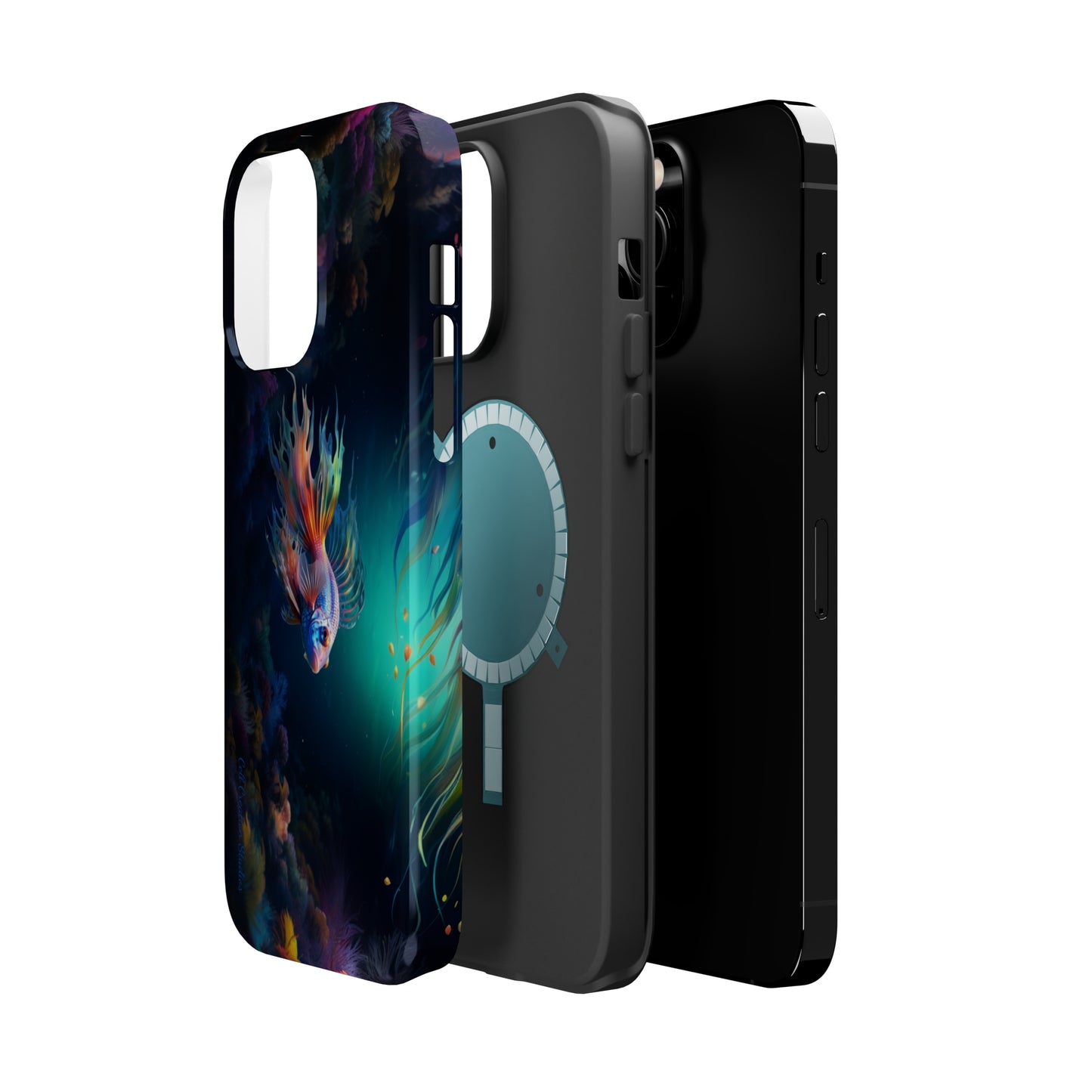 Introducing the "Aquatic Serenity" Cell Phone Case – Dive into Tranquil Waters! -MagSafe Tough Cases